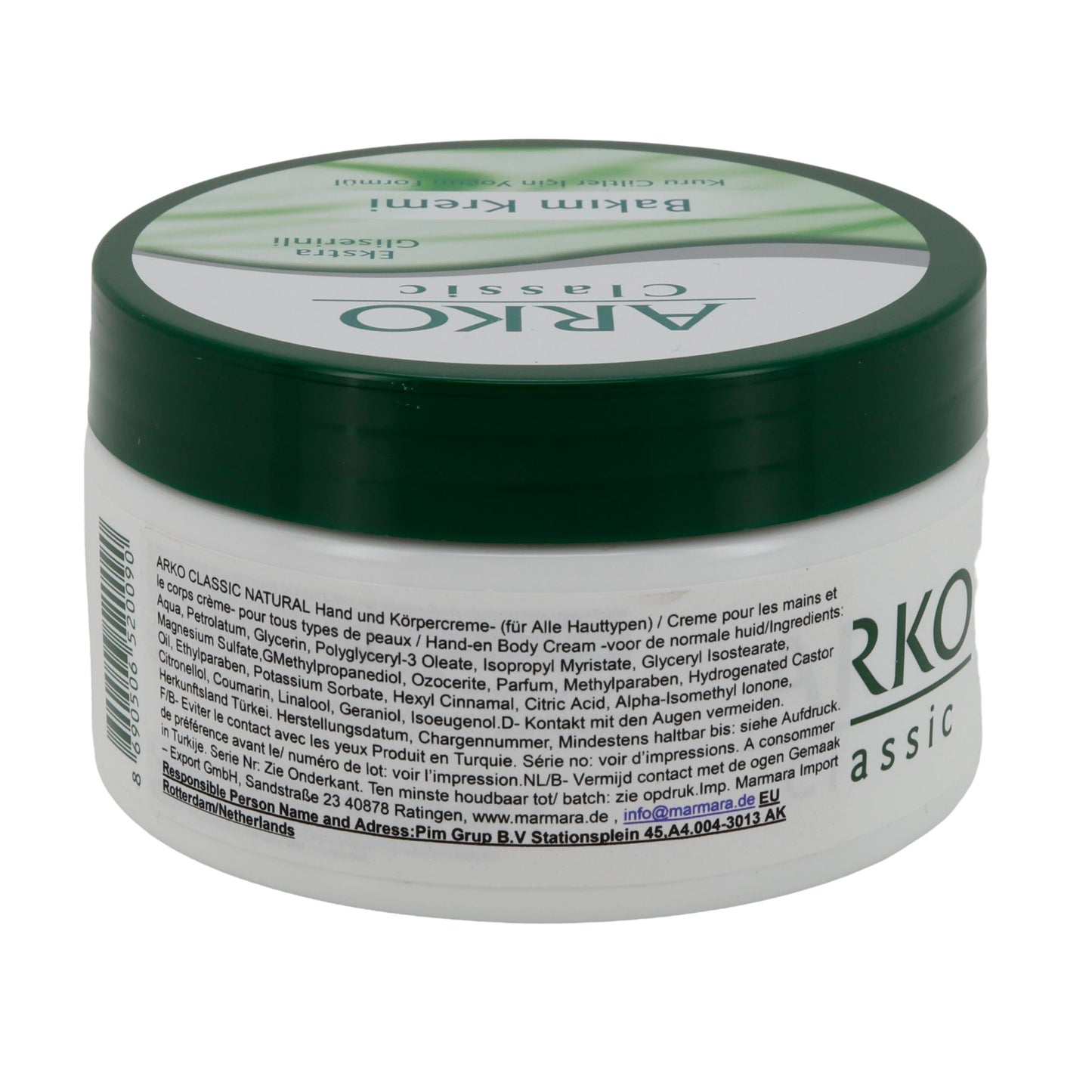 Crema per la cura ARKO Classic | Con glicerina | Per pelli secche | 150 ml
