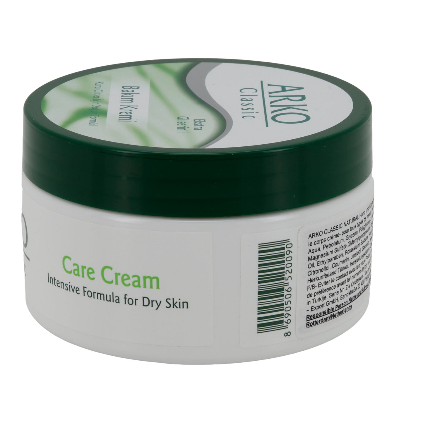 Crema per la cura ARKO Classic | Con glicerina | Per pelli secche | 150 ml