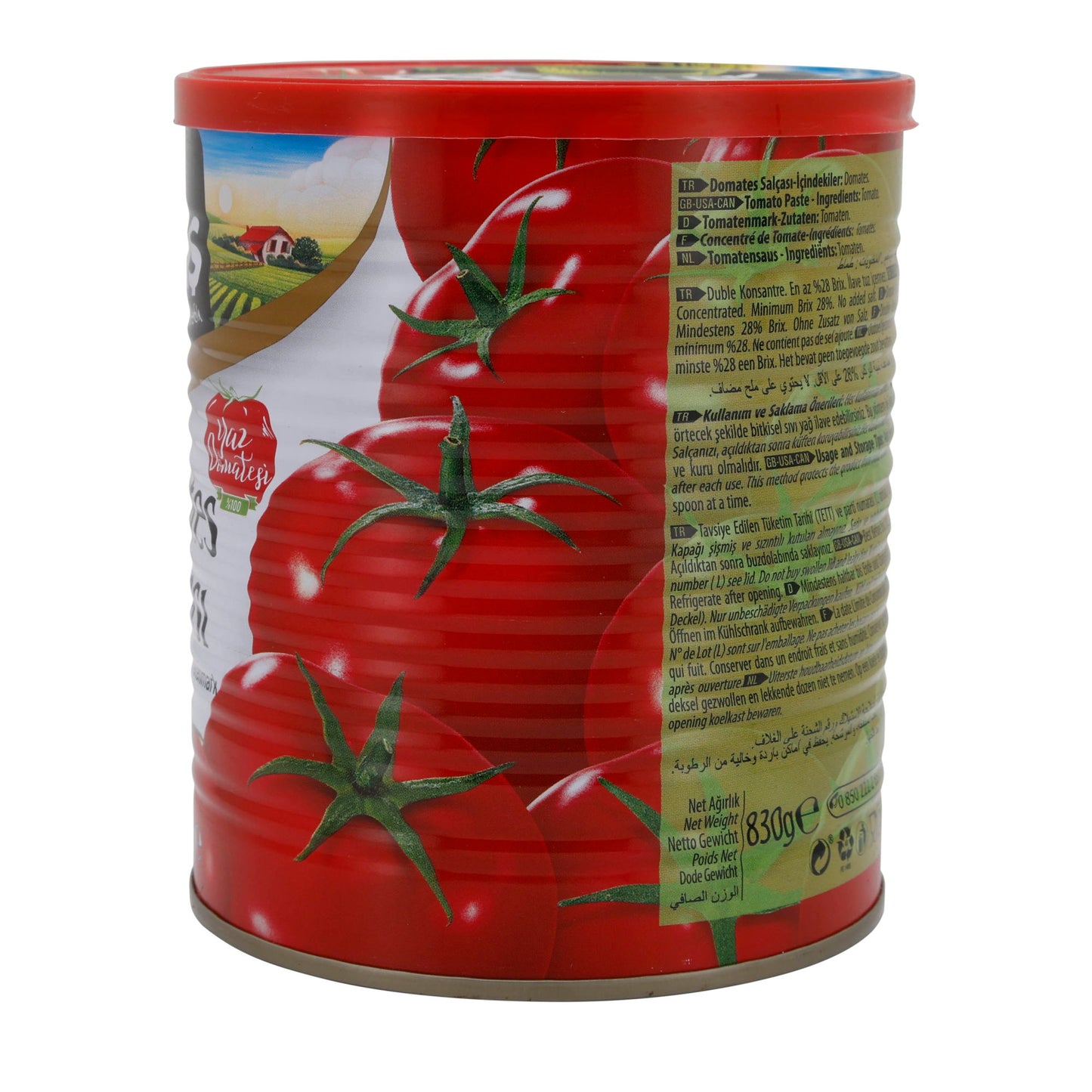 Tomatenmark Tukaş | Domates Salçası | Doppelt konzentriert, intensiv | 830 g