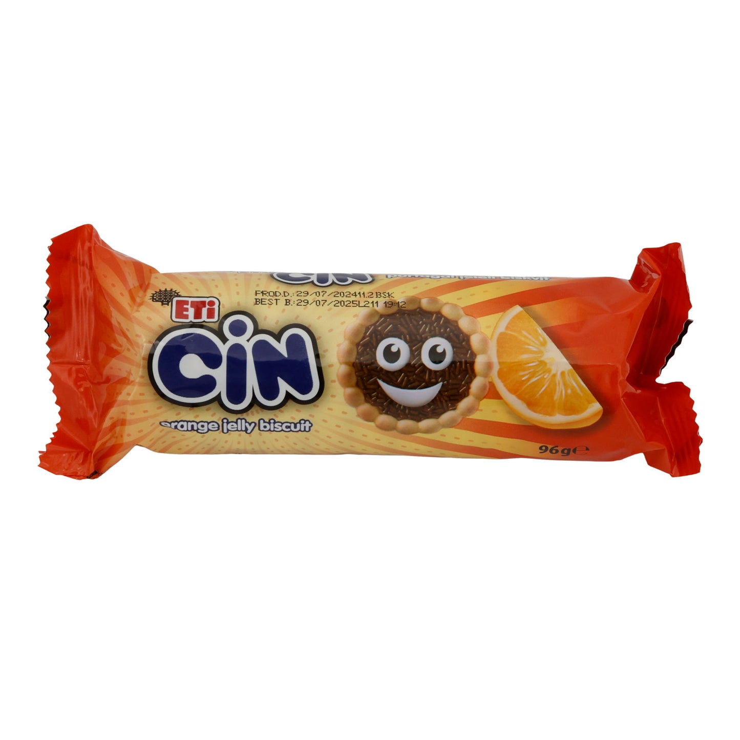 Biscotti Eti Cin | Pasticceria | Gelatina all'arancia e granella di cioccolato | 96 g