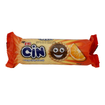 Kekse Eti Cin | Gebäck | Orangengelee und Schokoladenstreuseln | 96 g ETI