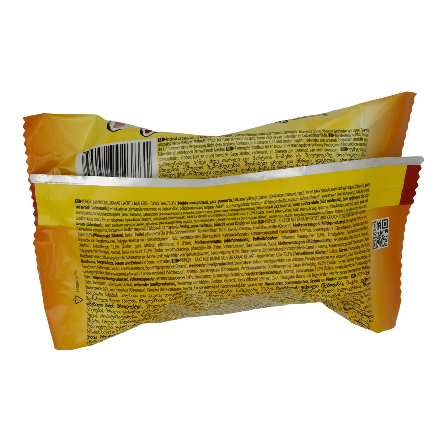 Kuchen Eti Pop Kek | Gebak | met bananenvulling | 45 g