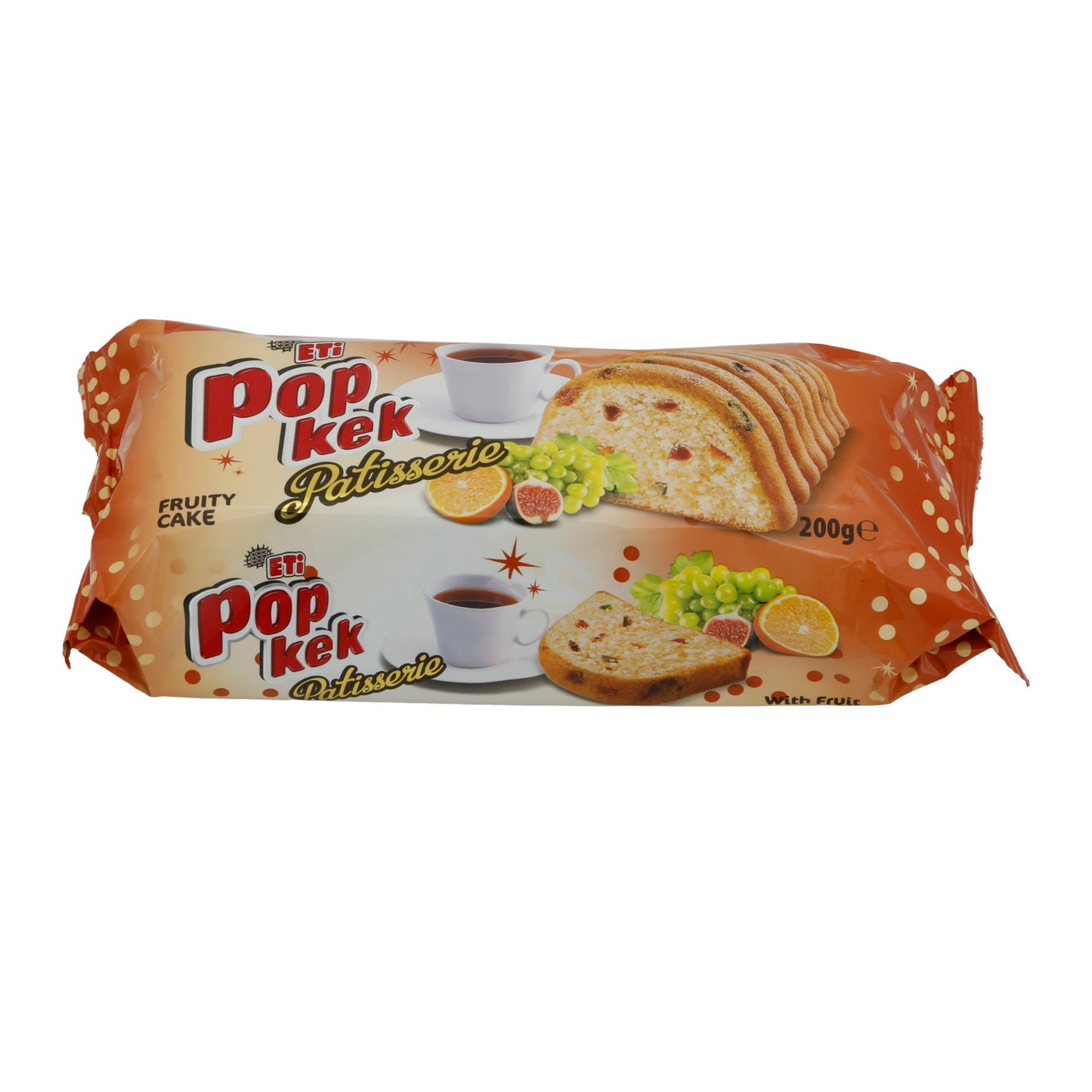 Früchtekuchen ETI | Pop Kek Patisserie | Saftig, aus der Türkei | 200 g