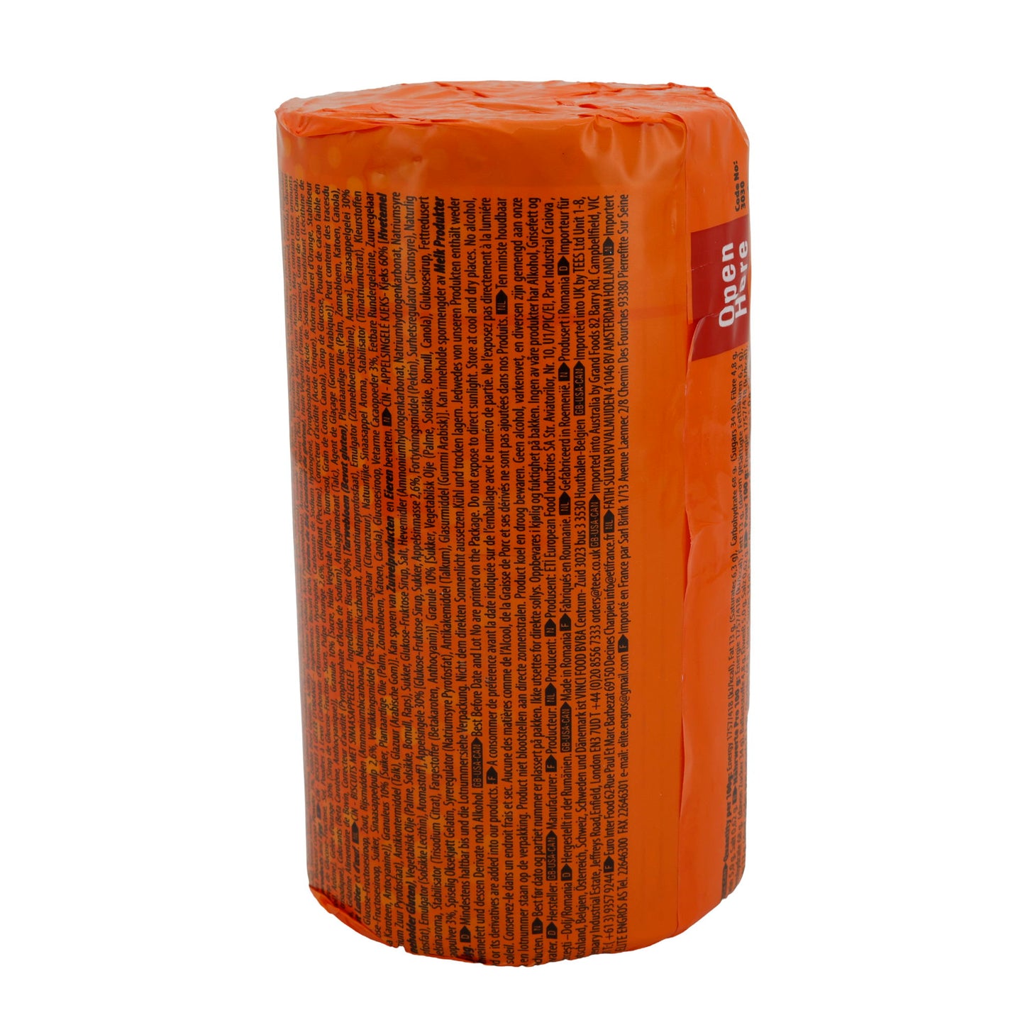 Kekse ETi Cin Orange Jelly Biscuit | Gebäck | Orangengelee-Kekse mit Schockostreuseln | 325 g