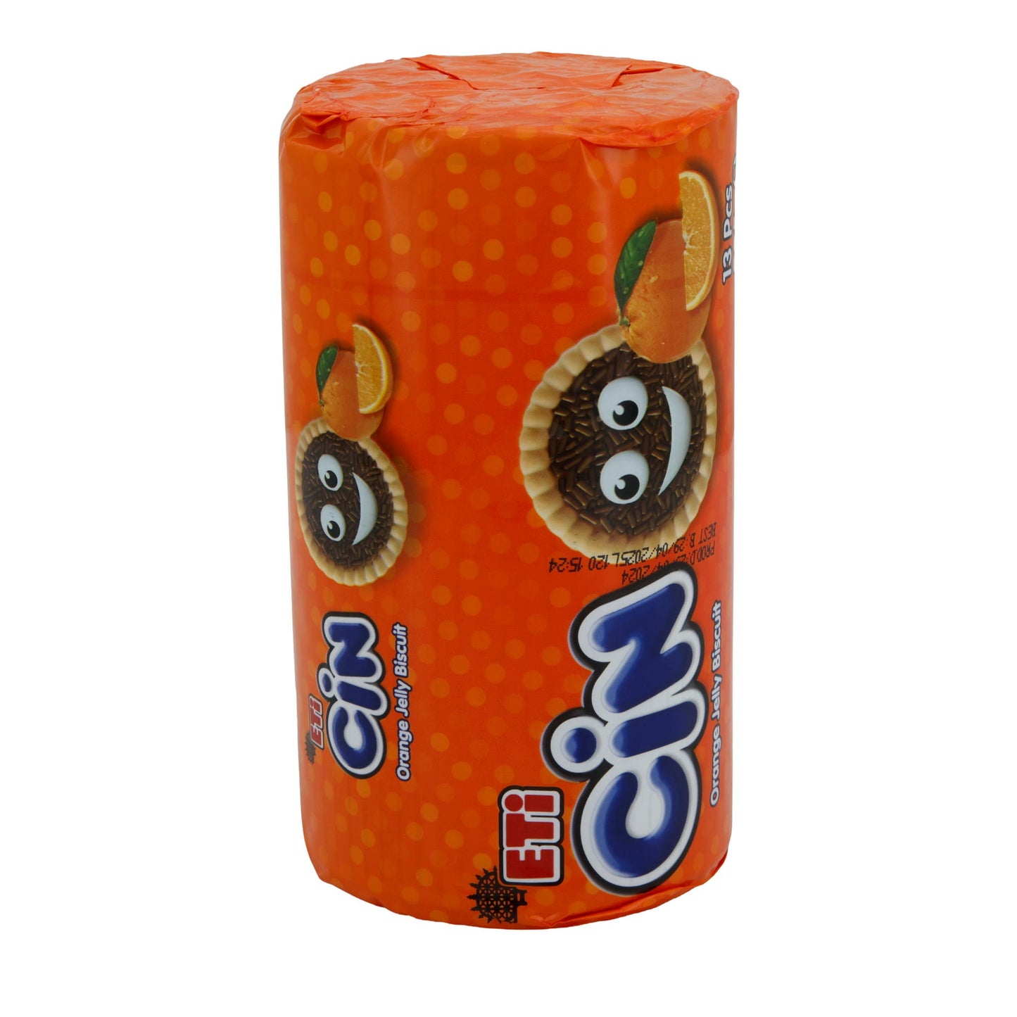 Kekse ETi Cin Orange Jelly Biscuit | Gebäck | Orangengelee-Kekse mit Schockostreuseln | 325 g ETI
