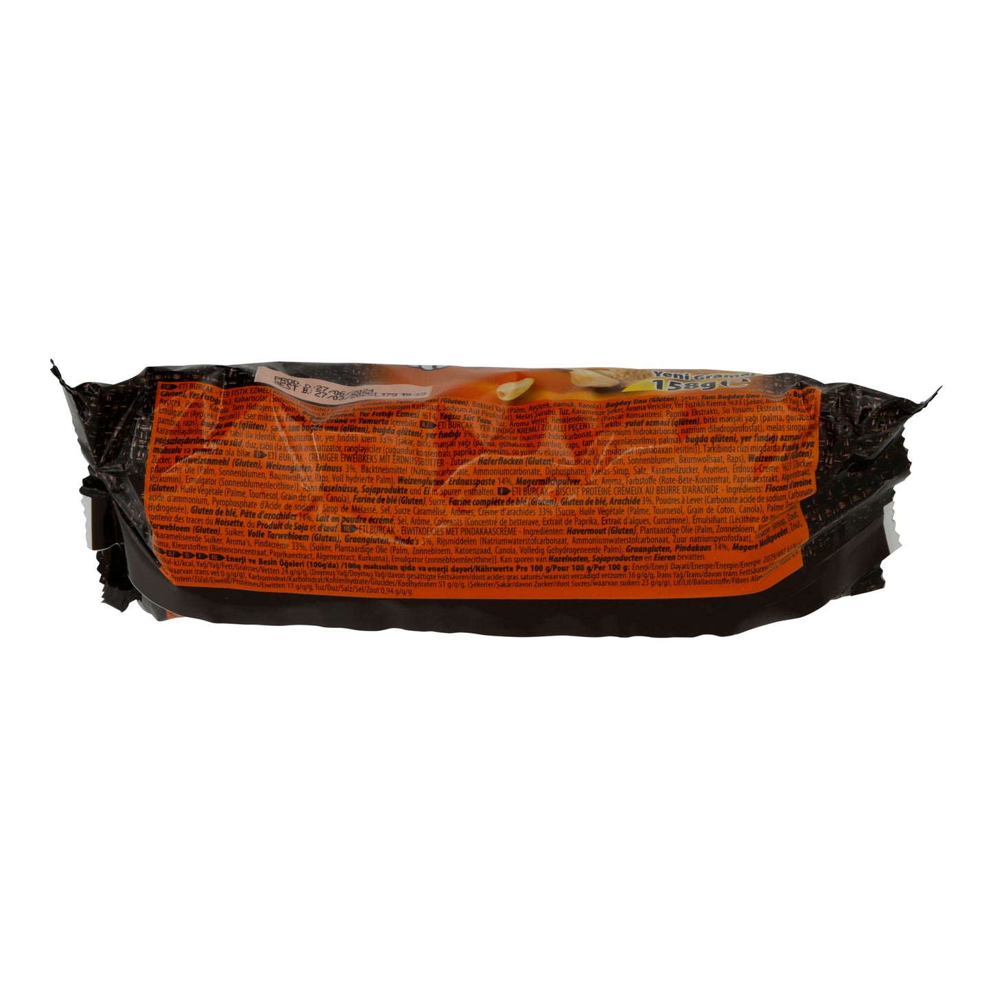 Haferkekse Eti Burçak | Keks | Mit Erdnussbutter-Füllung | 158 g