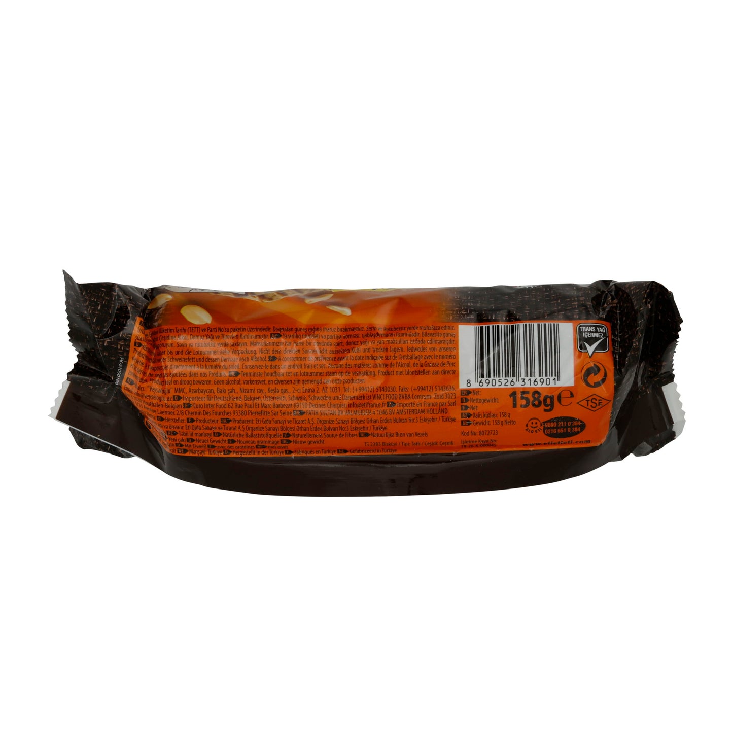 Haferkekse Eti Burçak | Keks | Mit Erdnussbutter-Füllung | 158 g
