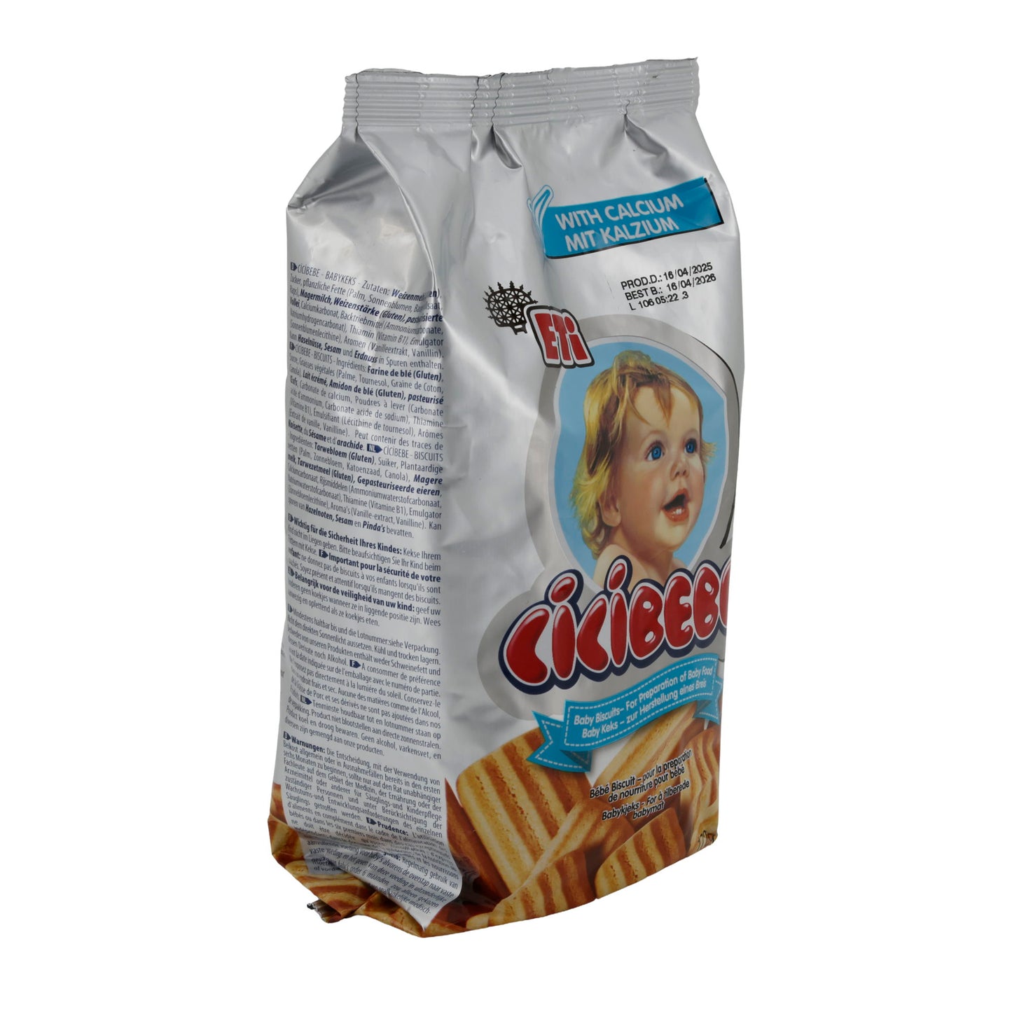 Baby biscuits ETi Cicibebe | Baby food | enriched with calcium | 172 g