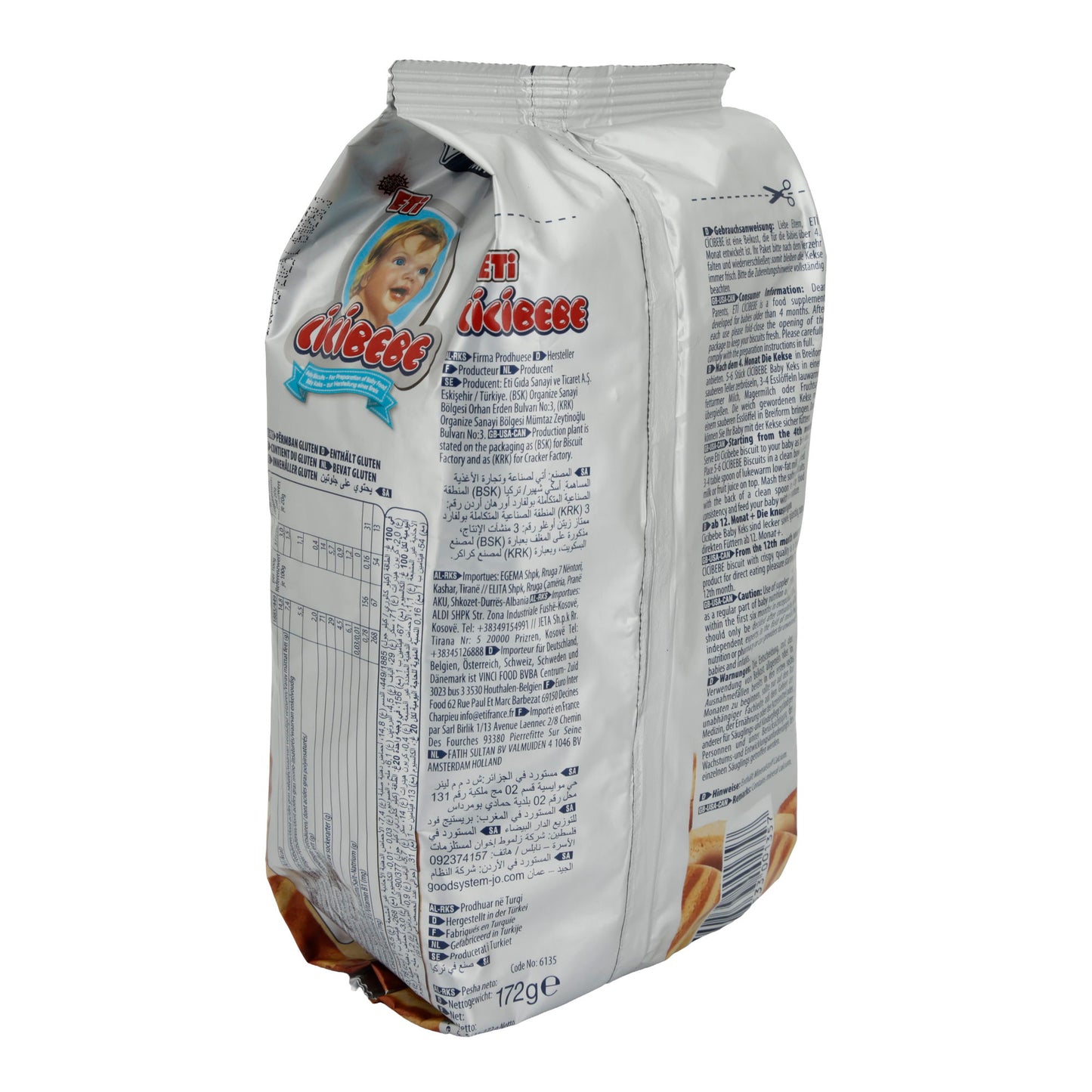 Baby-Kekse Eti Cicibebe | Keks | Für Babynahrung | 172g