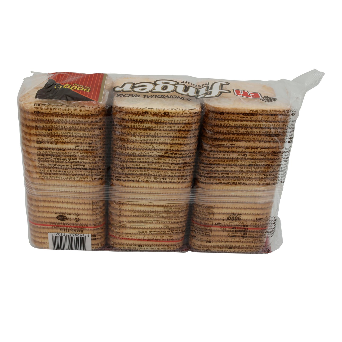 Kekse Eti Finger Bisküvi | Gebäck | Weizenmehlkekse im 6er Pack | 900 g