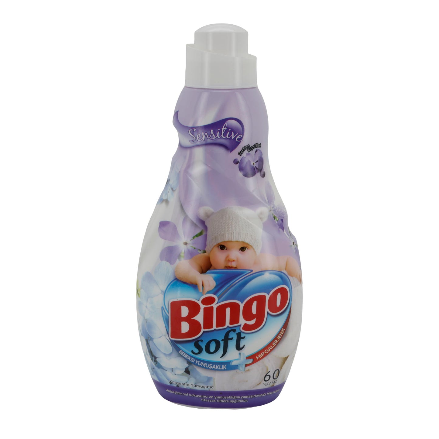Weichspüler Bingo Soft Sensitive | Langanhaltende Frische | 60 Wl