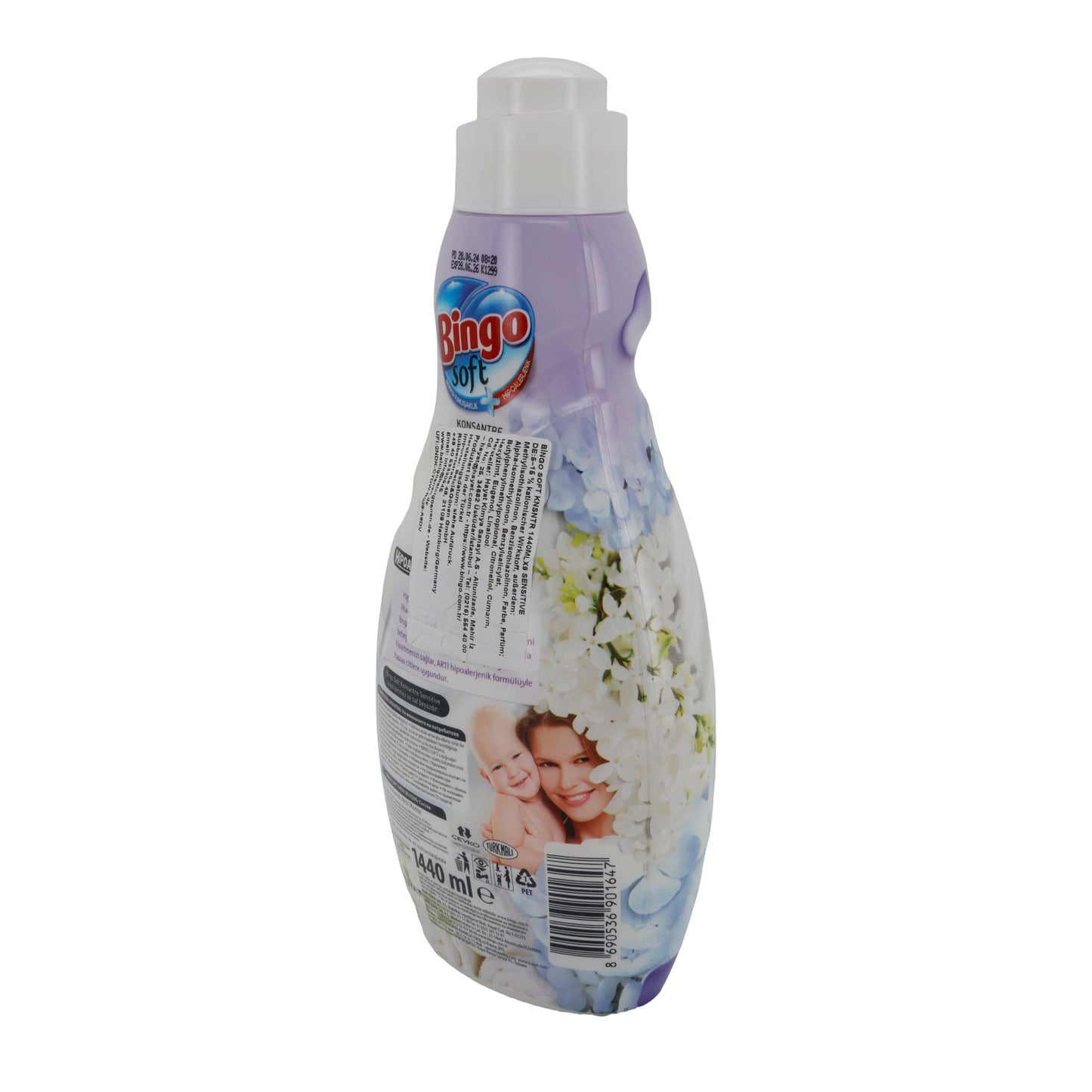 Weichspüler Bingo Soft Sensitive | Langanhaltende Frische | 60 Wl