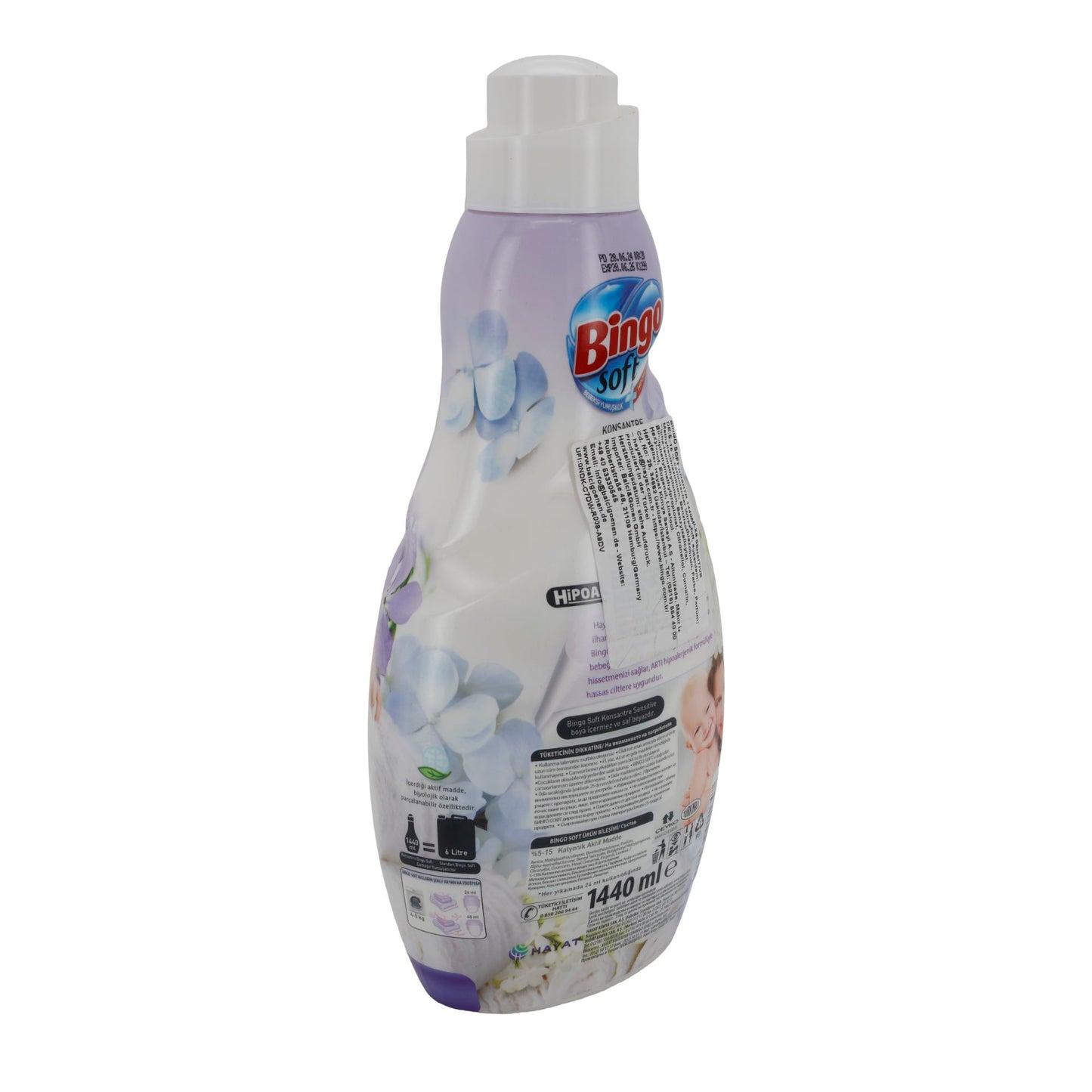 Weichspüler Bingo Soft Sensitive | Langanhaltende Frische | 60 Wl