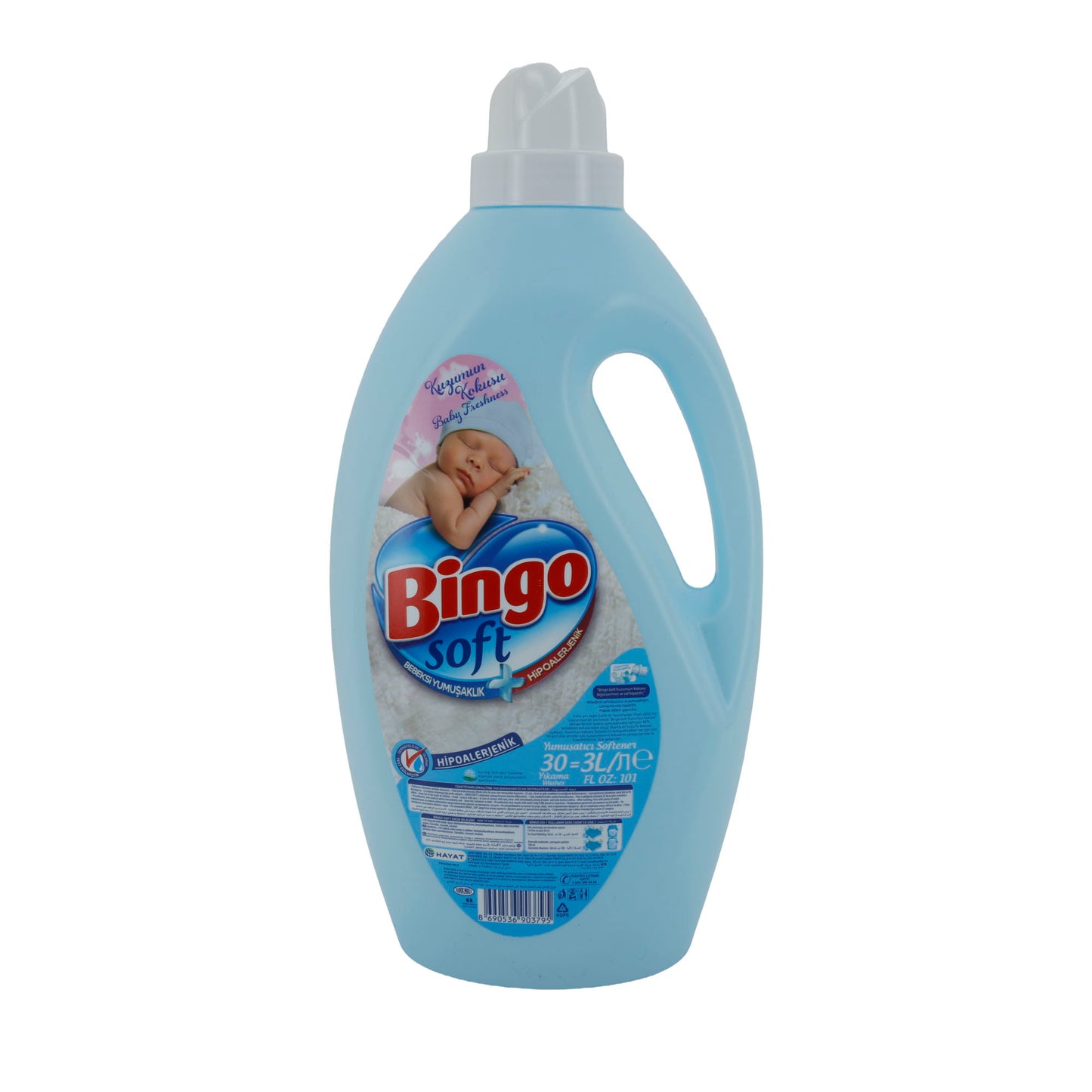 Weichspüler Bingo Soft Baby | Langanhaltende Frische | Für 30–33 Wäschen