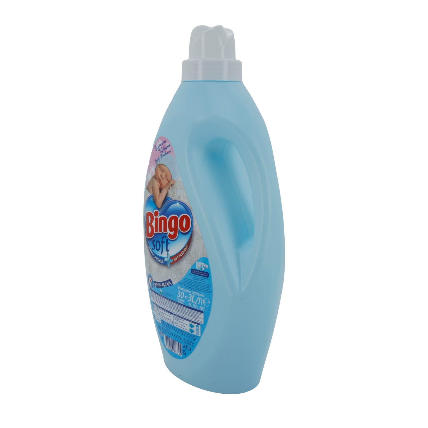 Weichspüler Bingo Soft Baby | Langanhaltende Frische | Für 30–33 Wäschen BINGO