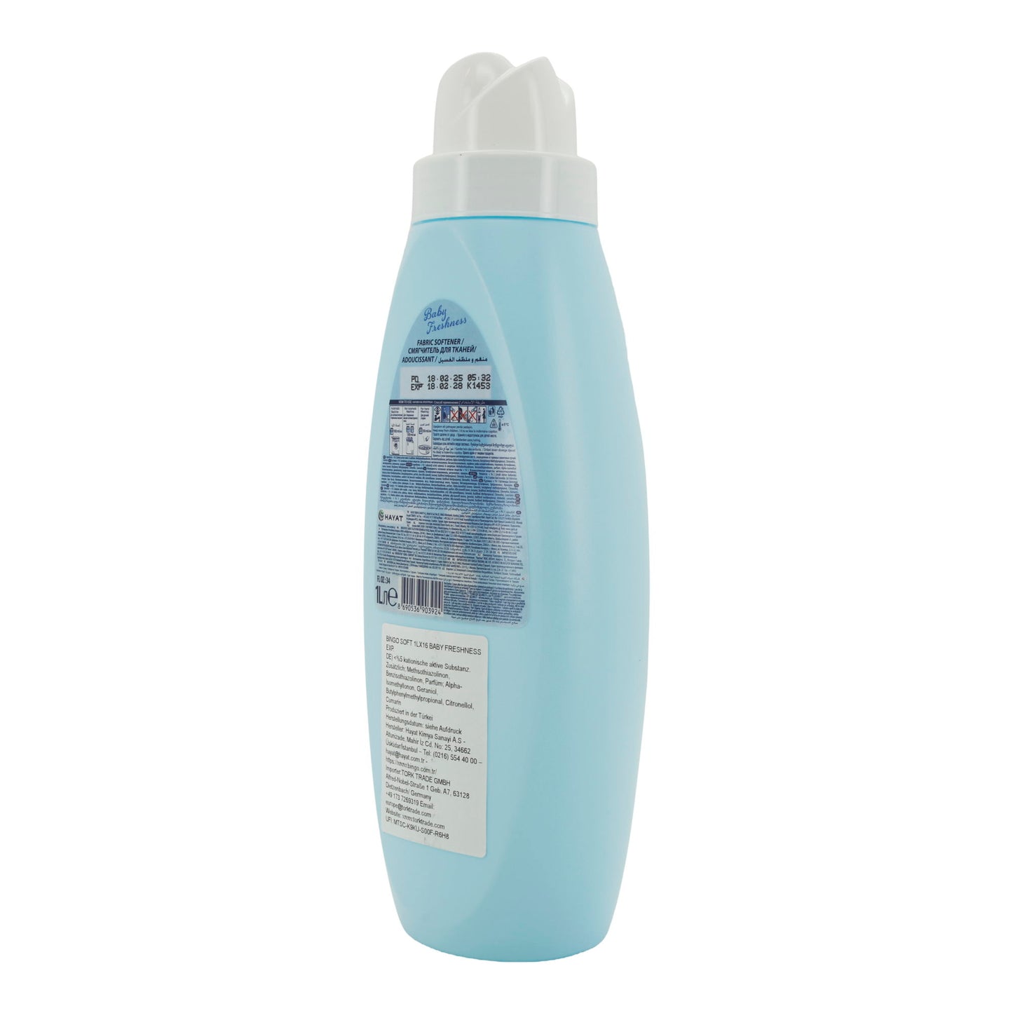 Bingo Soft Baby Freshness – Weichspüler 1 L (für sanft duftende Wäsche)