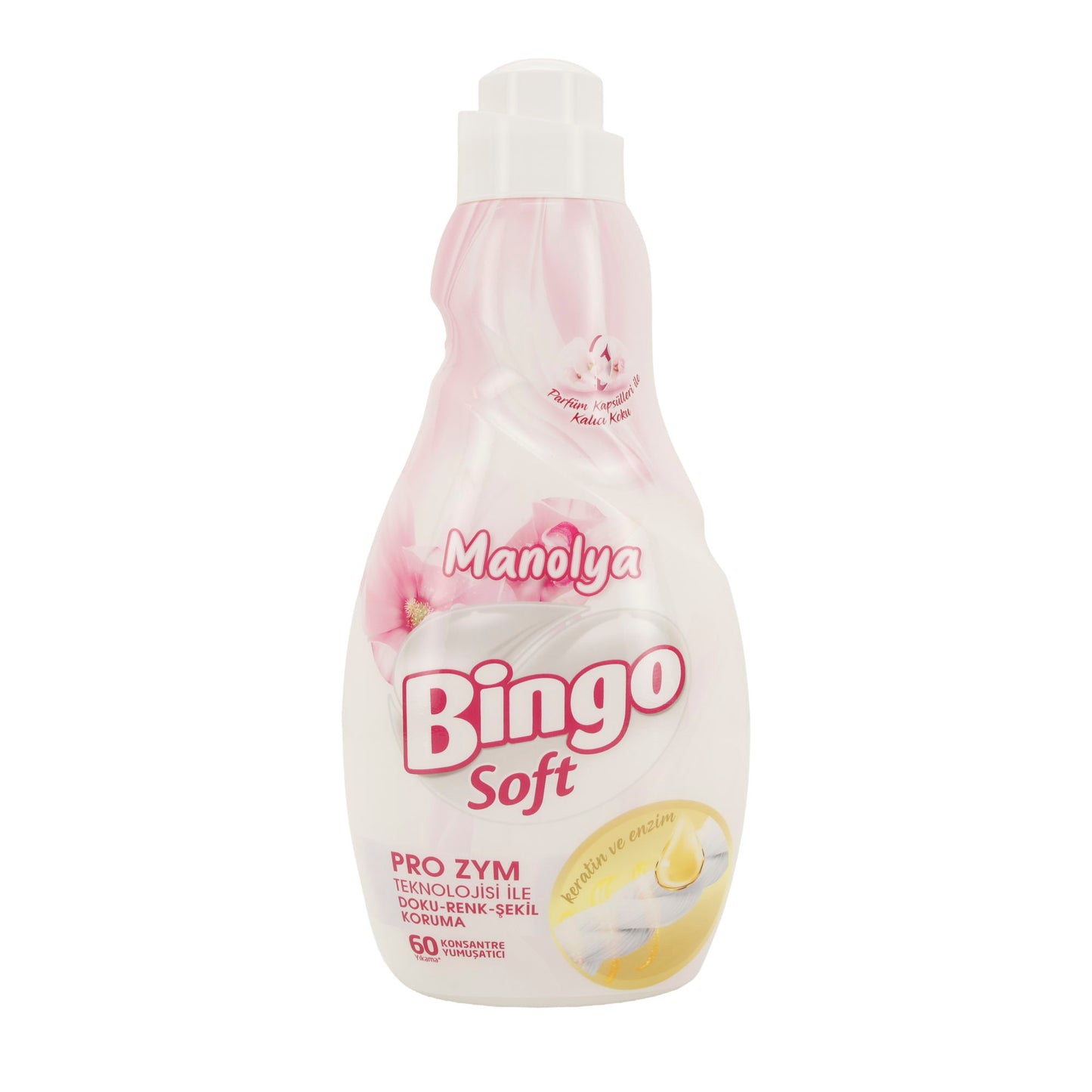 Weichspüler Bingo Soft Manolya | Langanhaltende Frische | 60 Wl | 1440 ml