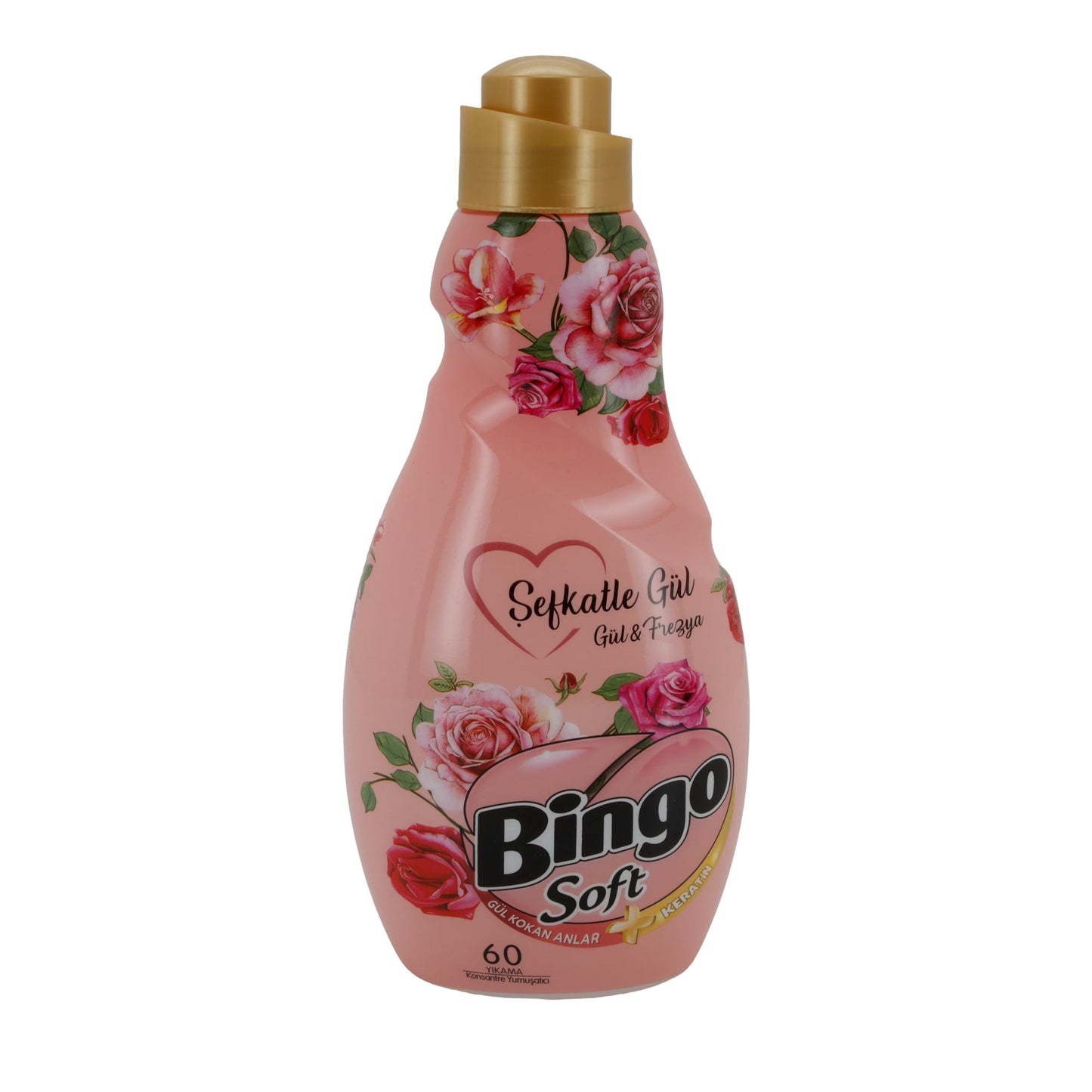 Weichspüler Bingo Soft Rose & Freesia | Langanhaltende Frische | 60 Wl