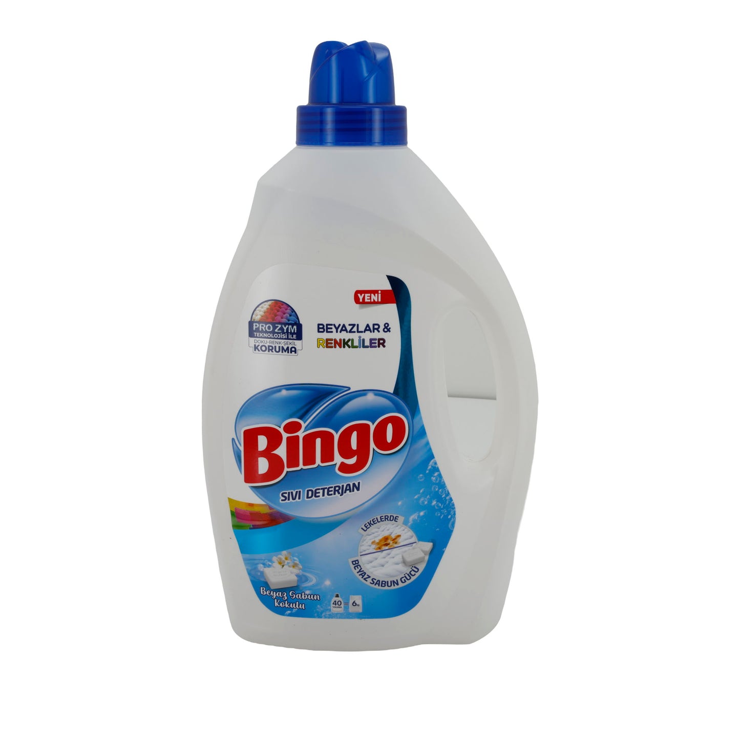 Vloeibaar wasmiddel Bingo Vloeibaar wasmiddel Witte Zeep | Wasmiddel | 40 WL