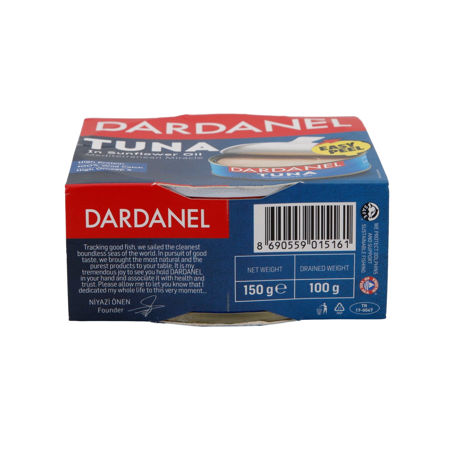 Thunfisch Dardanel | Fisch | In Sonnenblumenöl, 100 % Wildfang | 150g