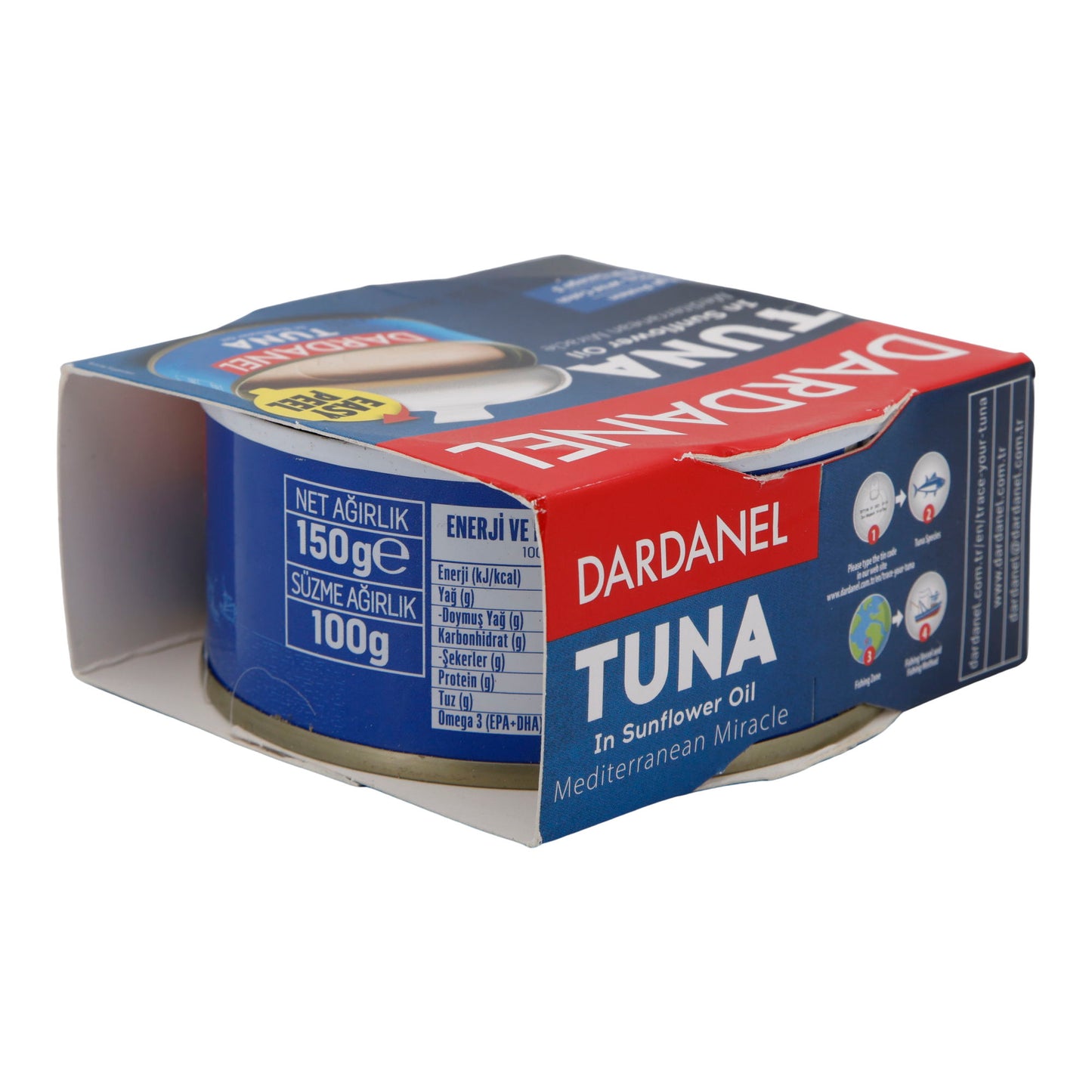 Thunfisch Dardanel | Fisch | In Sonnenblumenöl, 100 % Wildfang | 150g