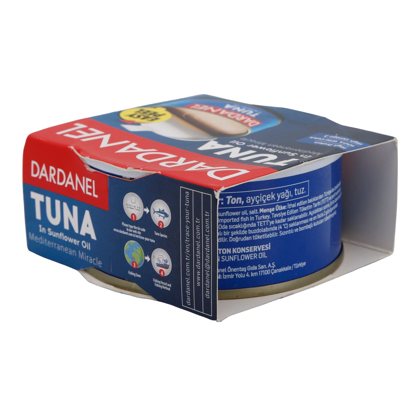 Thunfisch Dardanel | Fisch | In Sonnenblumenöl, 100 % Wildfang | 150g