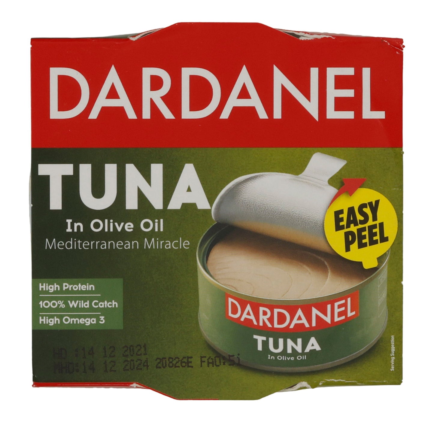 Thunfisch Dardanel | Fisch | In Olivenöl, 100% Wildfang, reich an Omega-3 | 150g