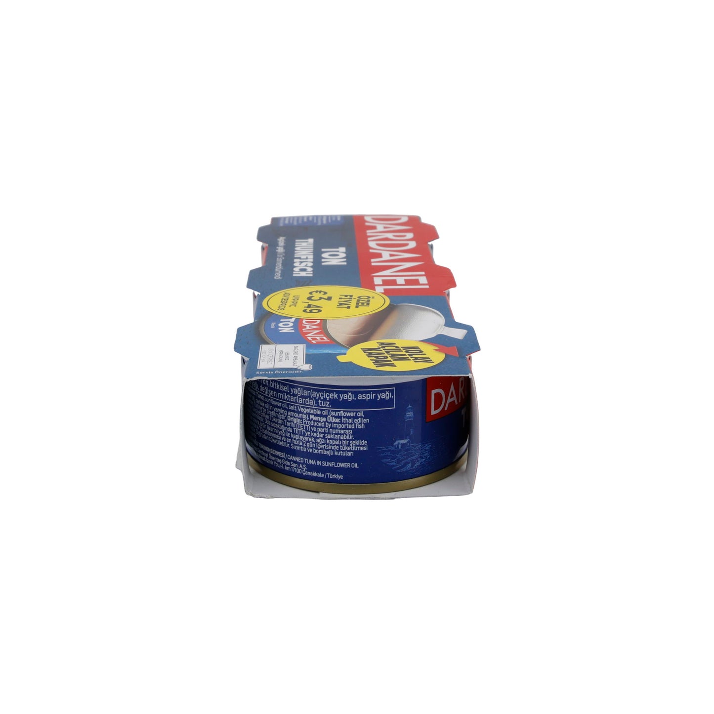 Thunfisch Dardanel | In Sonnenblumenöl | 3 x 75 g Packung