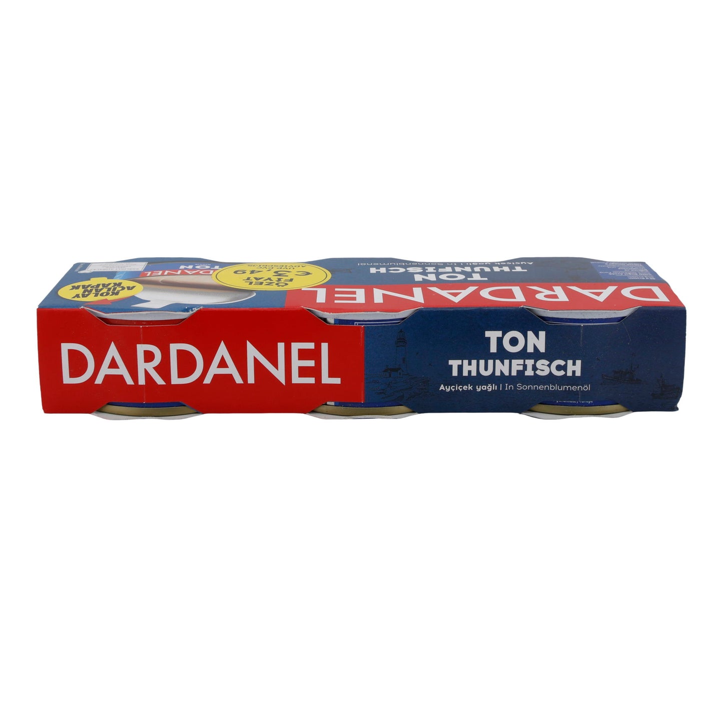 Thunfisch Dardanel | In Sonnenblumenöl | 3 x 75 g Packung