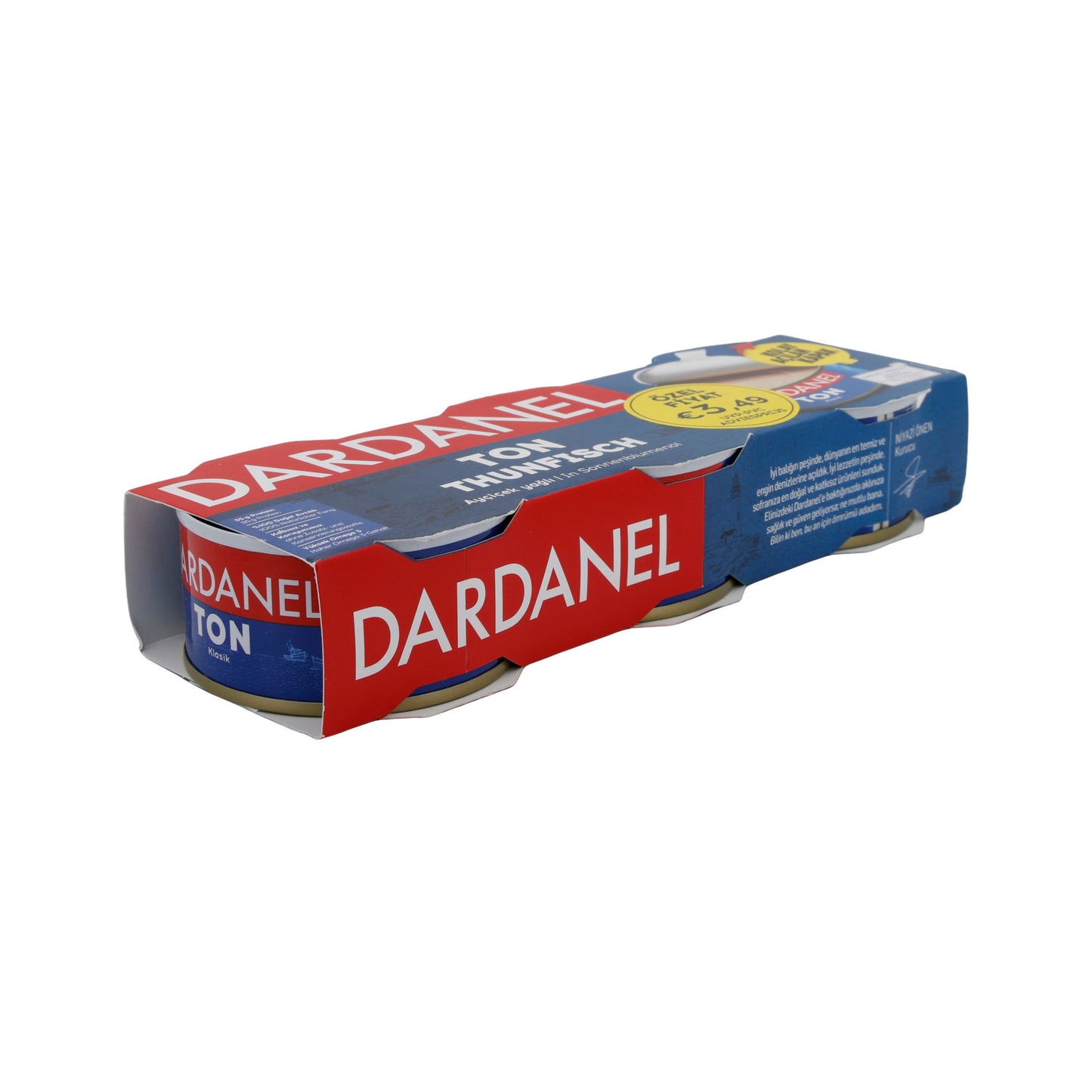 Thunfisch Dardanel | In Sonnenblumenöl | 3 x 75 g Packung