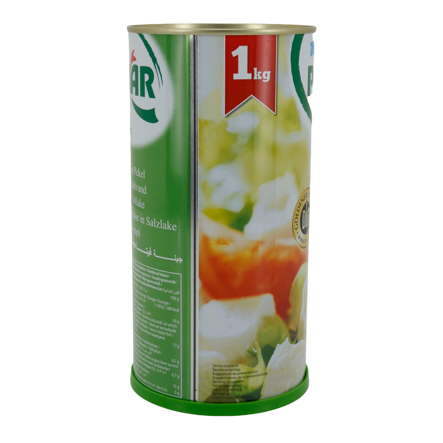Weichkäse Pınar Premium Weißkäse | Weißkäse in Salzlake | Traditionell mit vollem Fettgehalt | 1500 g