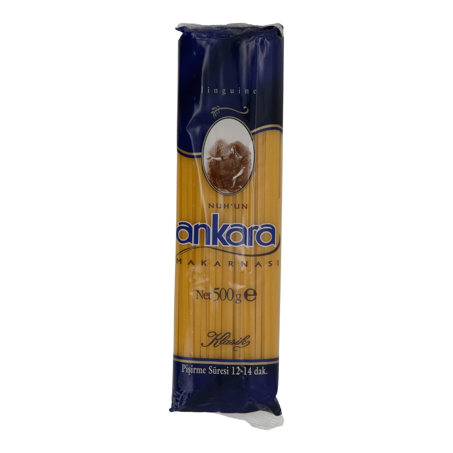 Ankara Linguine – Klasik Sert Buğday Makarna | 500 g | Orijinal Türk Makarnası | Pişirme Süresi 12–14 Dak.