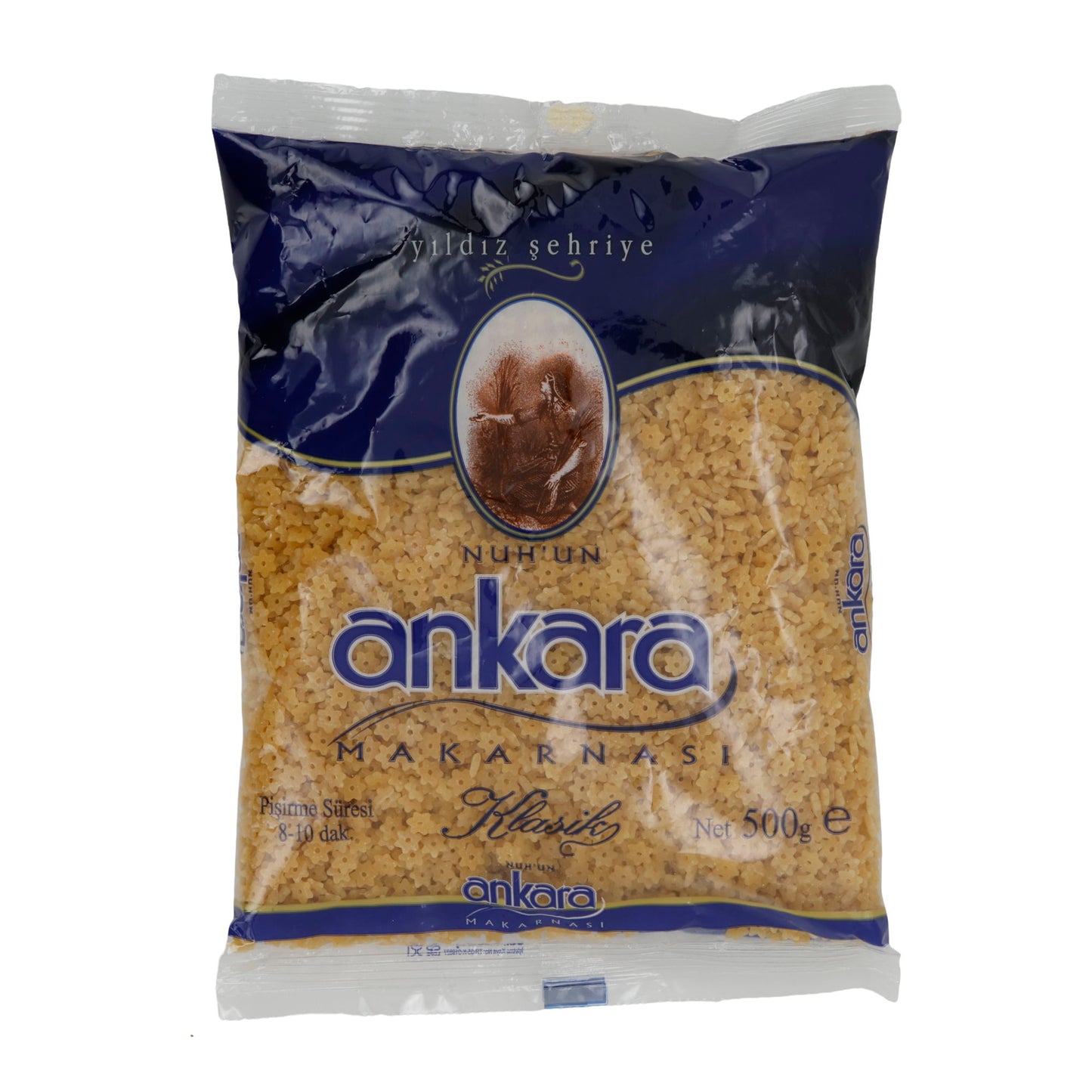 Teigwaren Ankara Yıldız Şehriye | Sternförmige Teigwaren aus Hartweizengrieß | Teigwaren | 500g