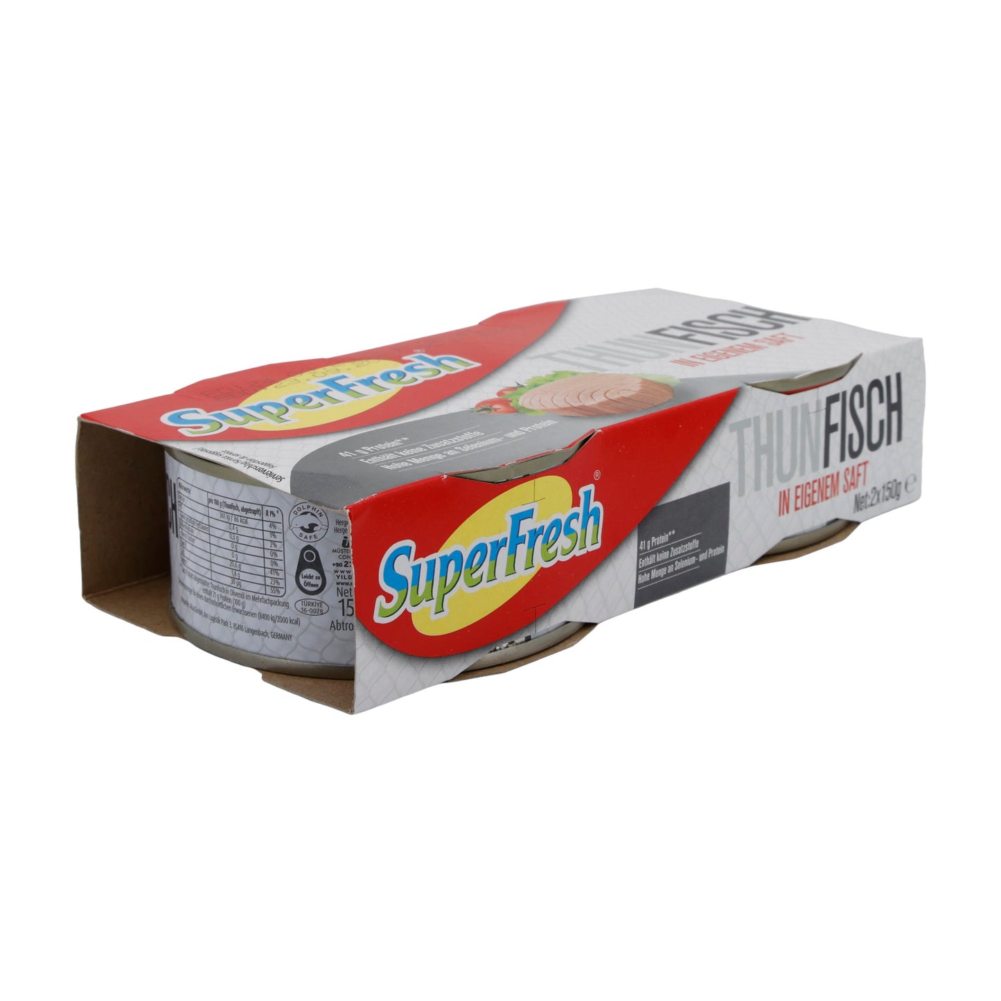 Thunfisch SuperFresh | In eigenem Saft | Proteinreich | 2 x 150 g