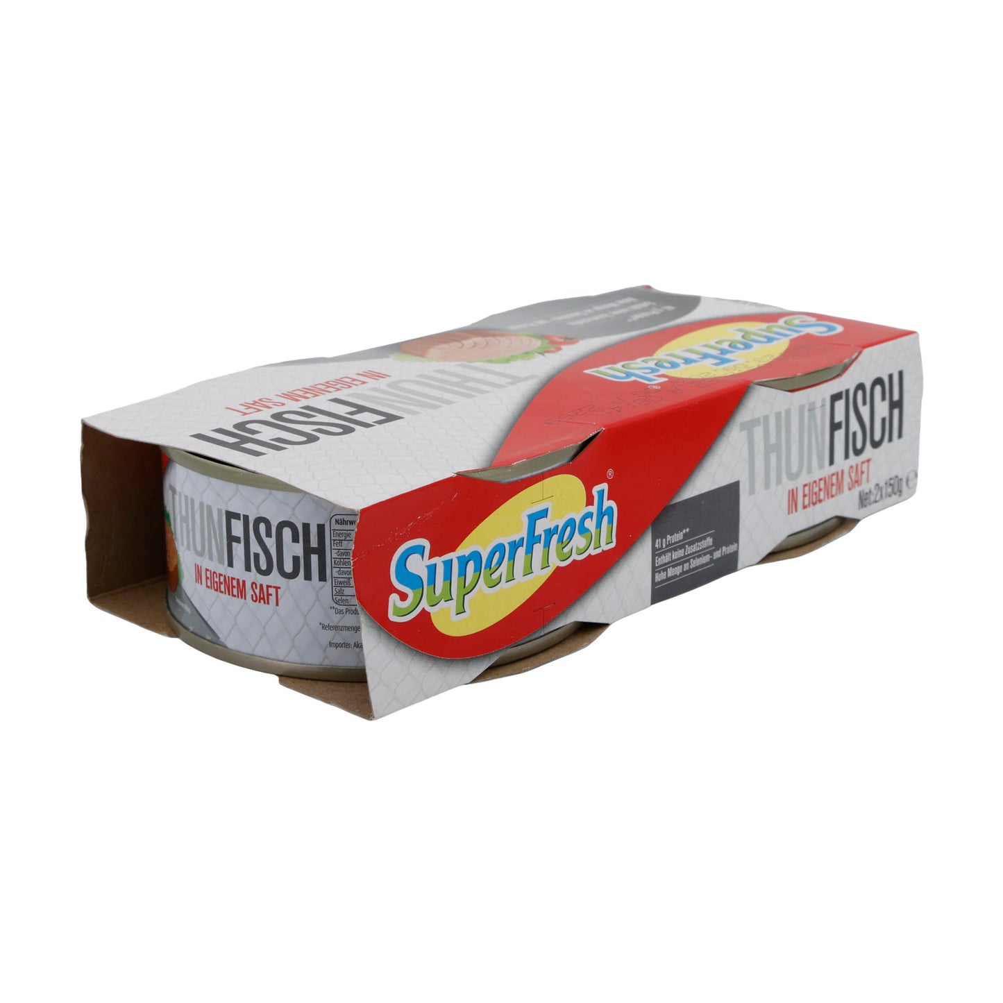 Thunfisch SuperFresh | In eigenem Saft | Proteinreich | 2 x 150 g