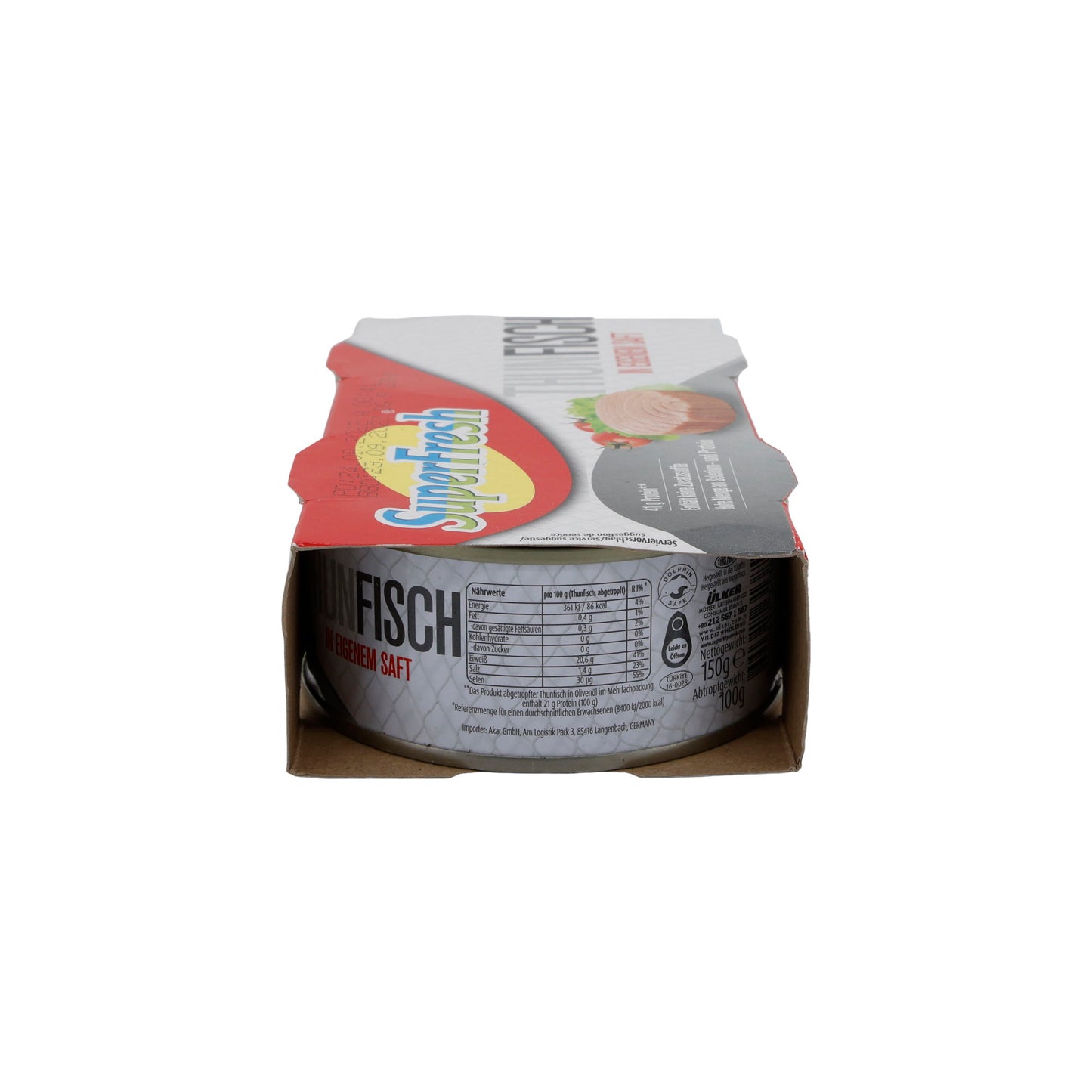 Thunfisch SuperFresh | In eigenem Saft | Proteinreich | 2 x 150 g