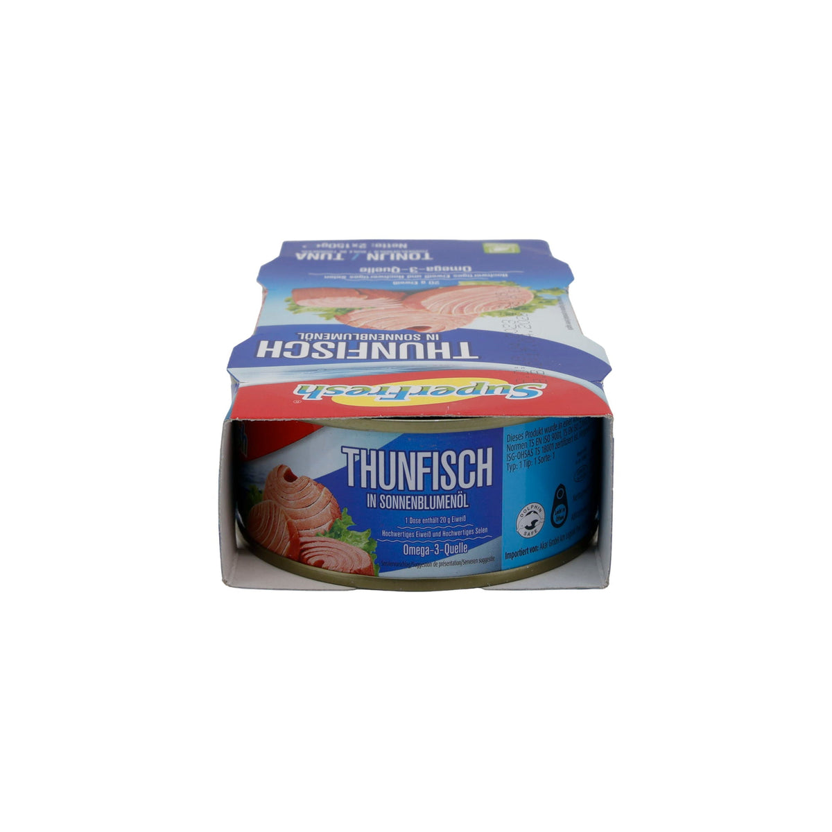 Thunfisch SuperFresh | In Sonnenblumenöl | Omega-3-reich | 2 x 150 g SUPERFRESH