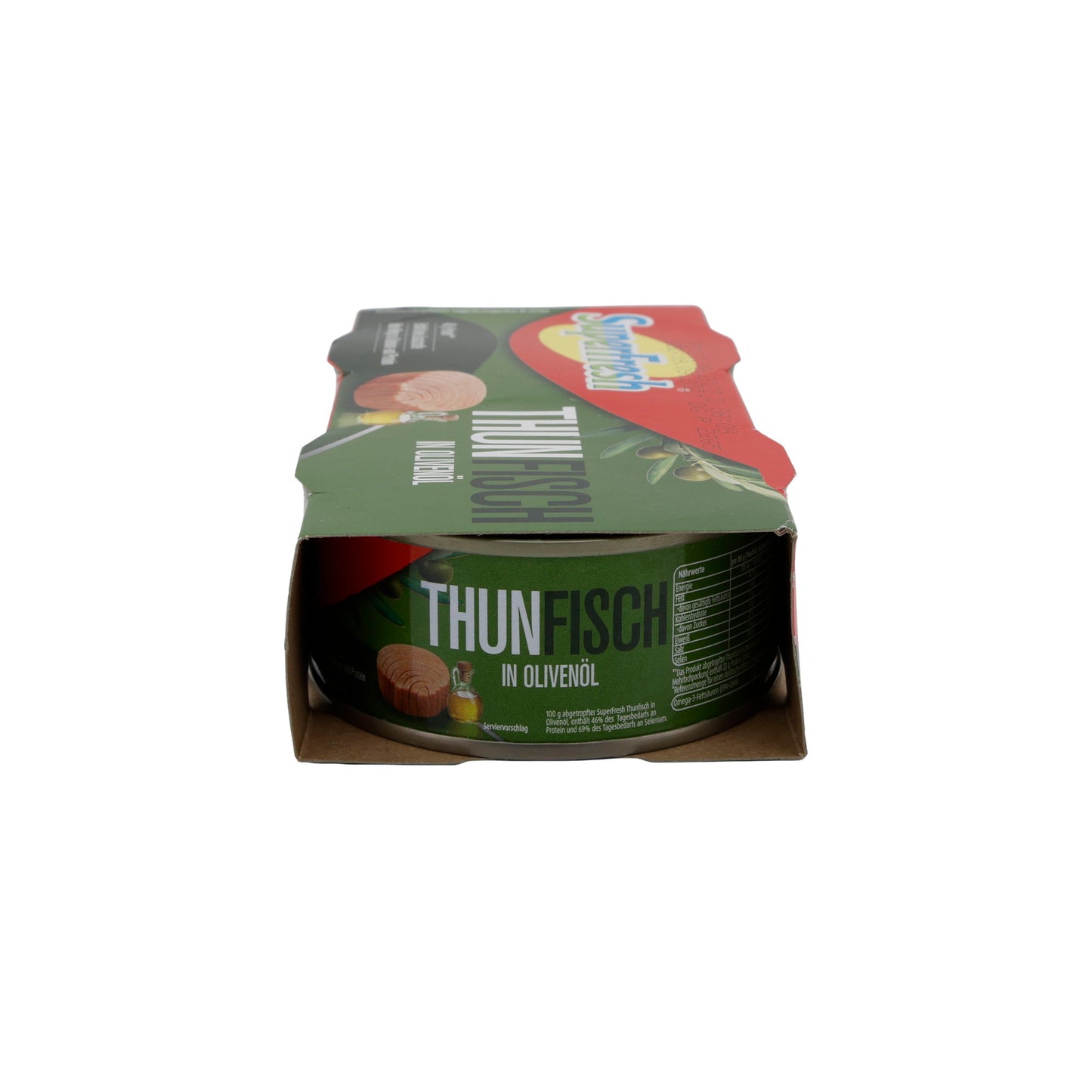 Fisch SuperFresh | Thunfisch in Olivenöl | Proteinreich & Omega-3-Quelle | 2 x 150 g