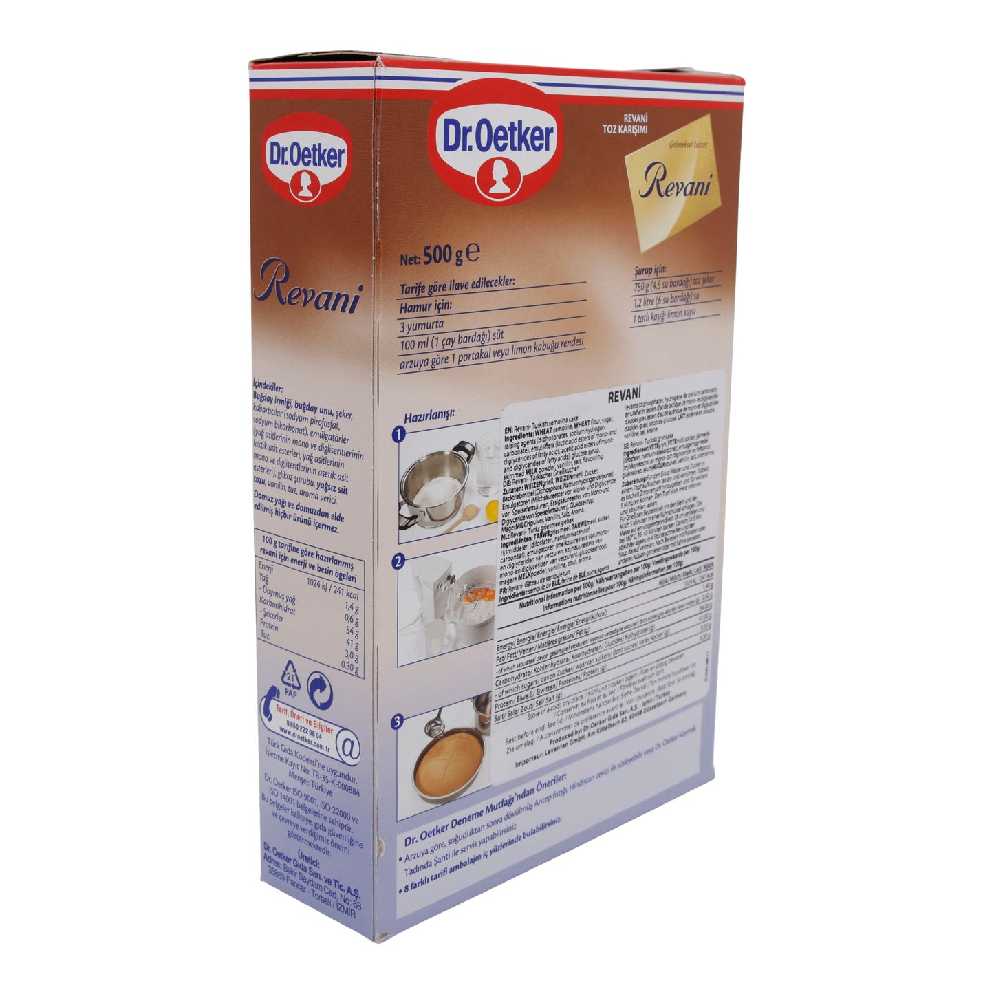 Bakmix Dr. Oetker | Revani | Traditioneel Turks dessert | 500 g