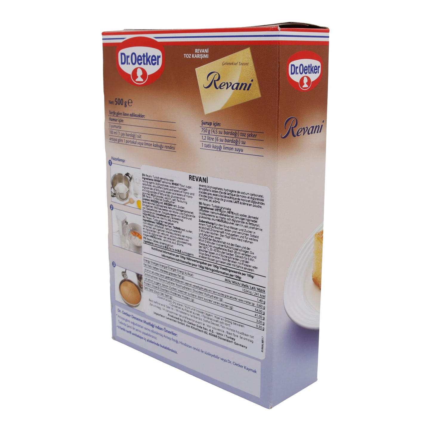 Bakmix Dr. Oetker | Revani | Traditioneel Turks dessert | 500 g
