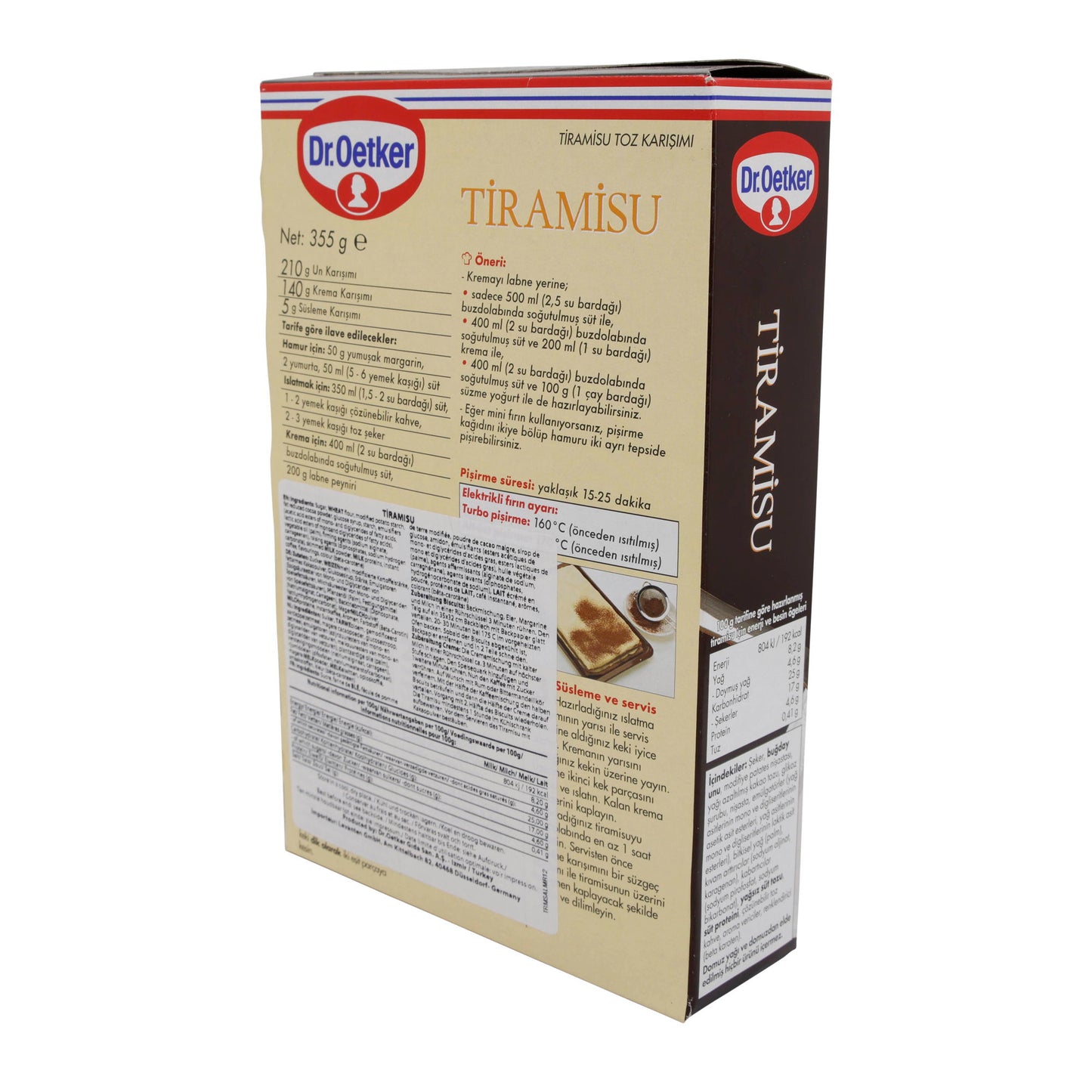 Tiramisu-Set Dr. Oetker | Tiramisu-Set | Einfach, italienischer Genuss | 355 g