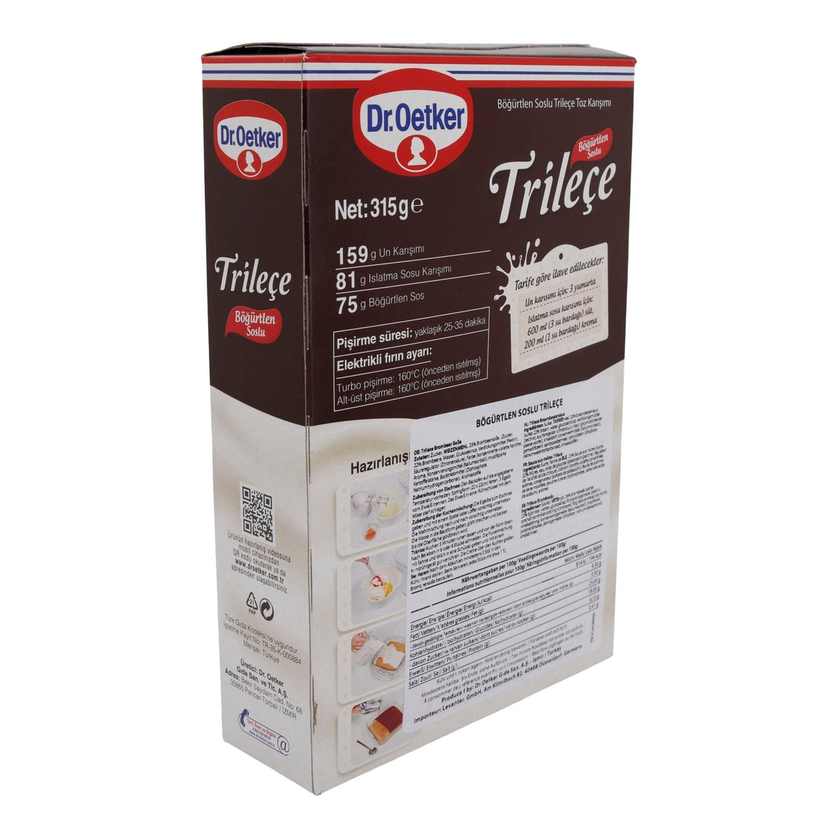 Dessertsauce Dr. Oetker | Trileçe Brombeersauce | Türkische Spezialität | 315g | DR. OETKER