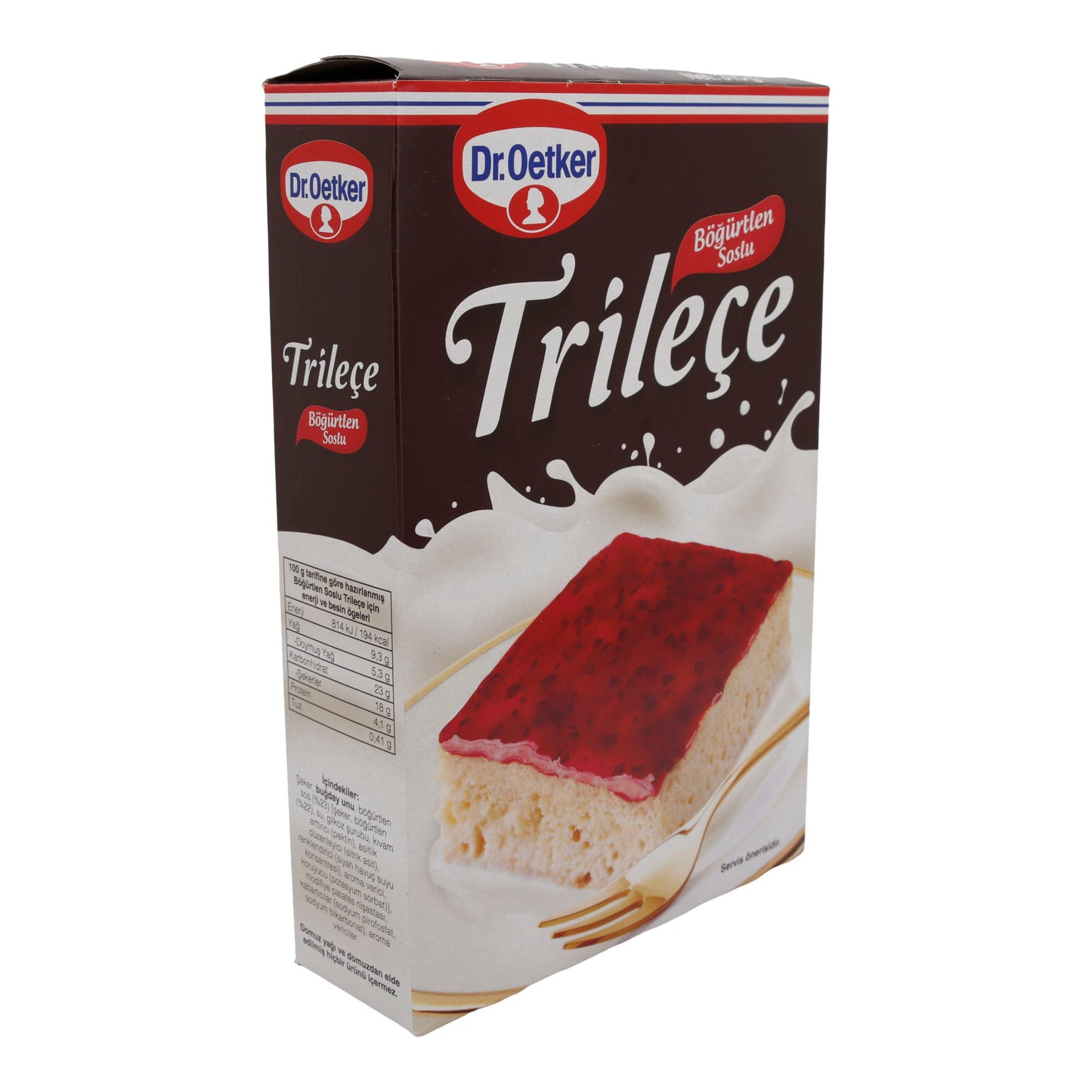MILK CAKE WITH BLACKBERRY SAUCE