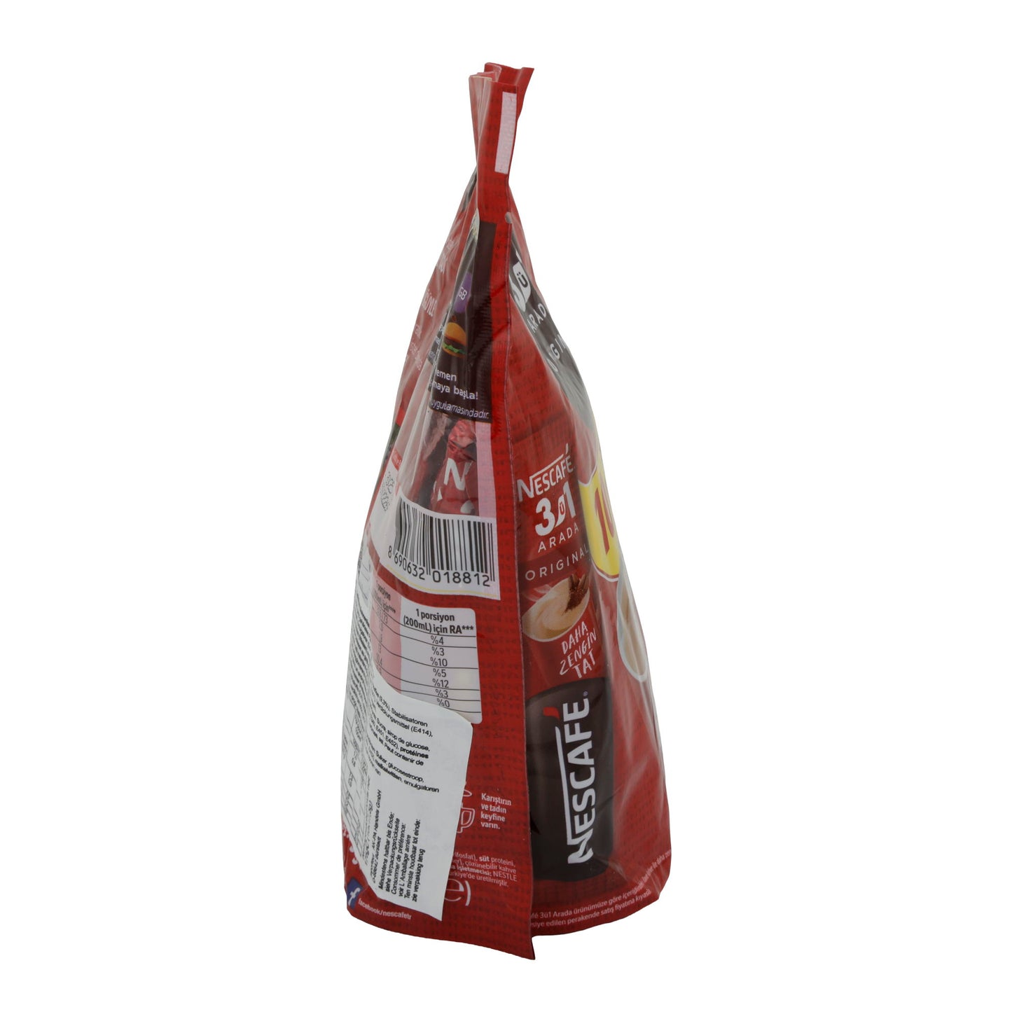 Instantkaffee NESCAFÉ | 3in1 Original | 10er Pack, reichhaltiger Geschmack & weiche Schaumkrone | 175 g