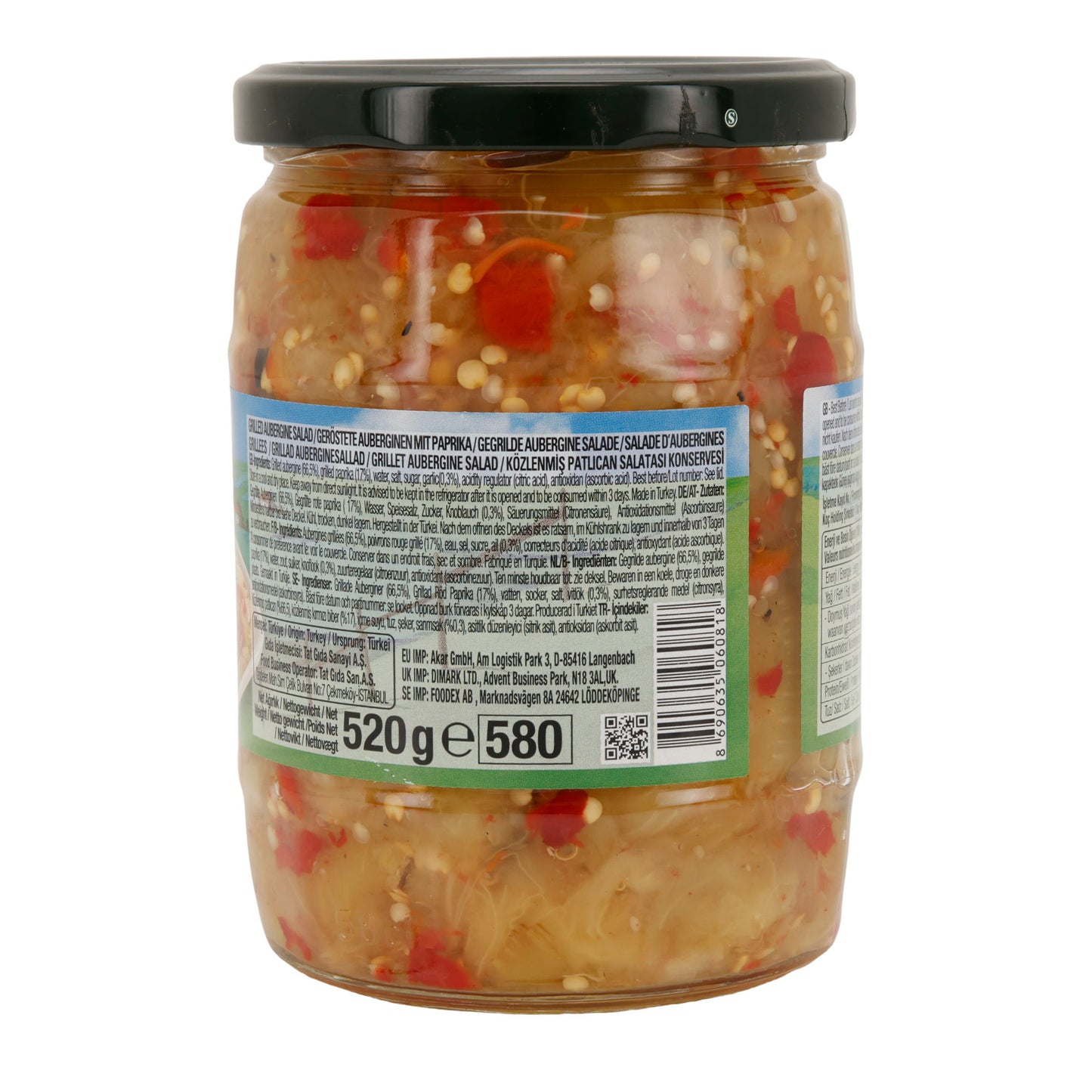 Auberginen-Salat mit Gerösteter Paprika TAT | Aromatisch & Herzhaft | 520 g