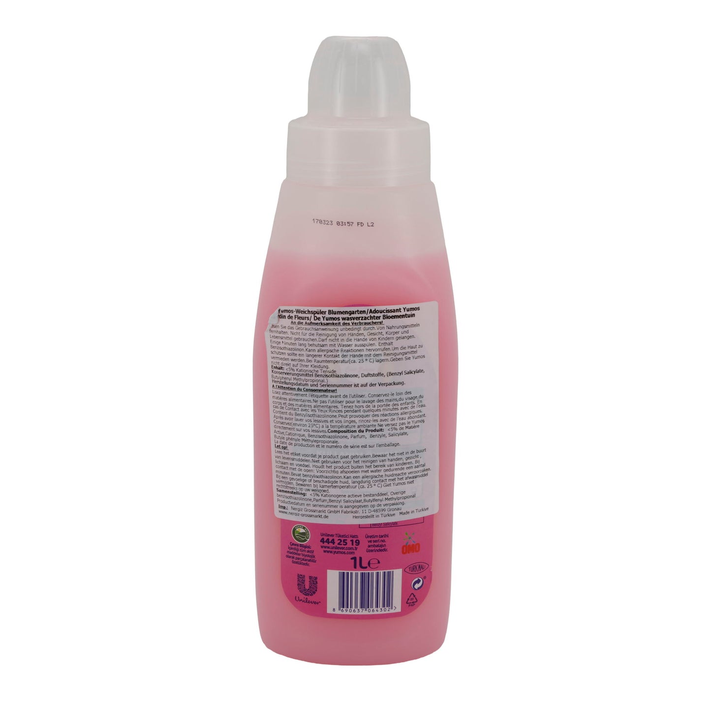 Weichspüler Yumoş Konzentrierter | Blumiger Duft Çiçek Bahçesi | 1 l