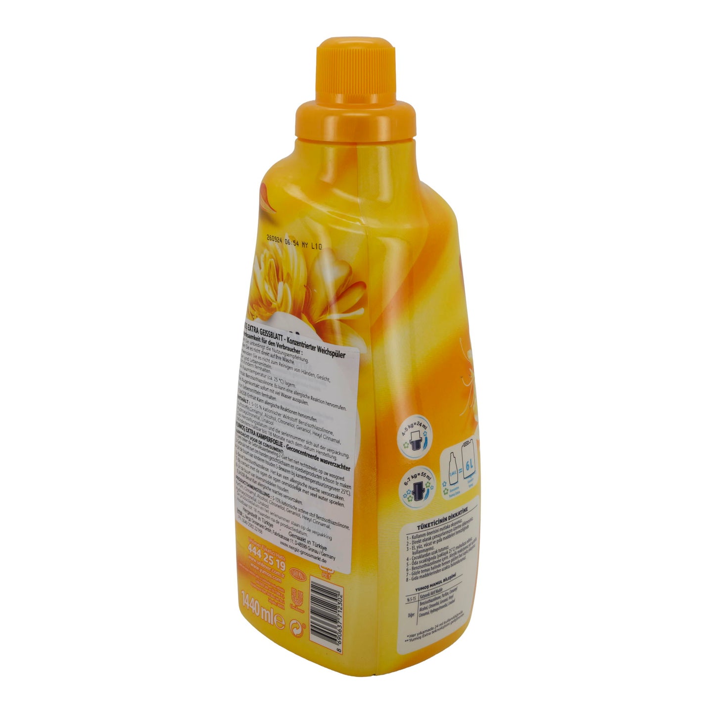 Weichspüler Yumoş Extra Konzentrierter | Hanımeli Duft | 1440 ml