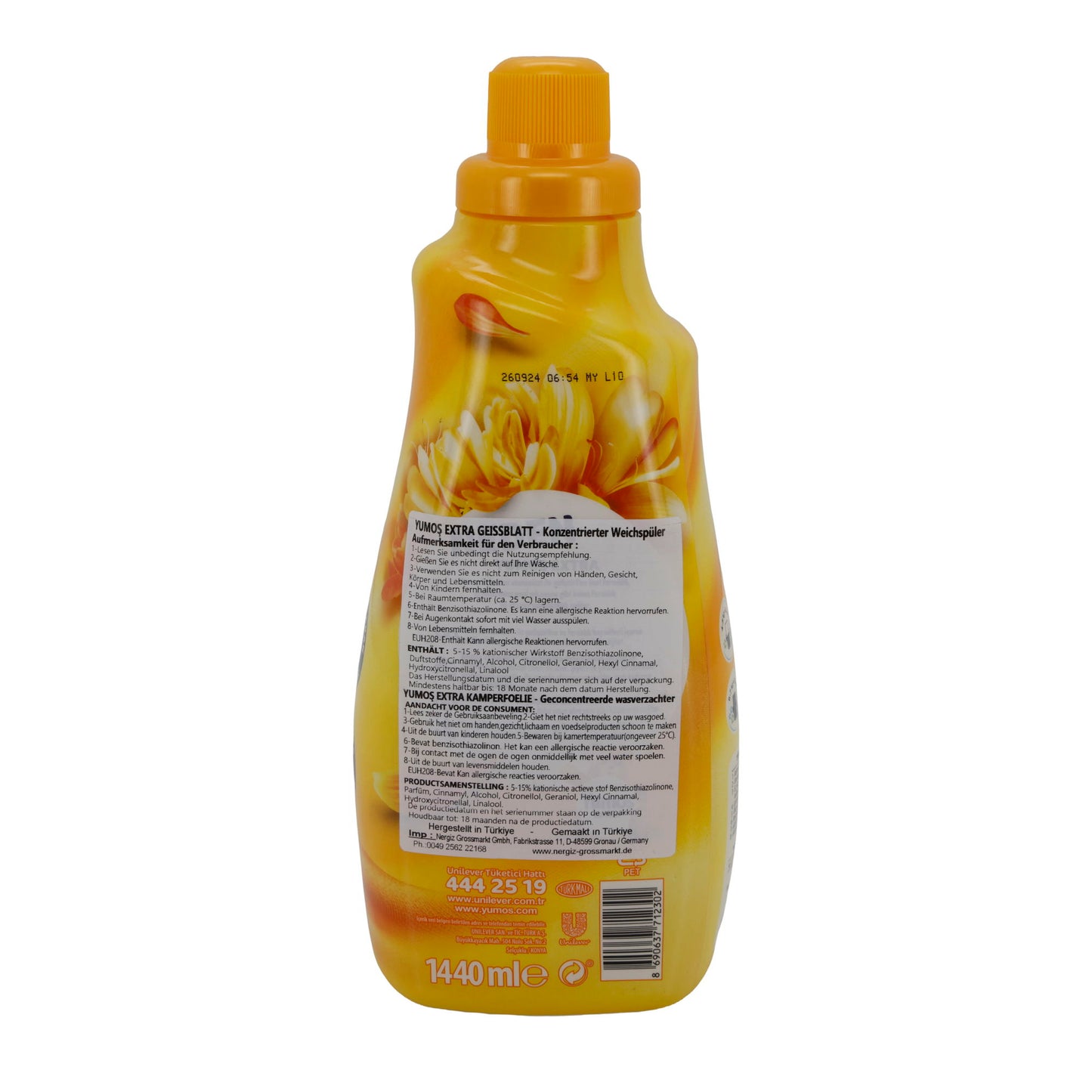 Weichspüler Yumoş Extra Konzentrierter | Hanımeli Duft | 1440 ml