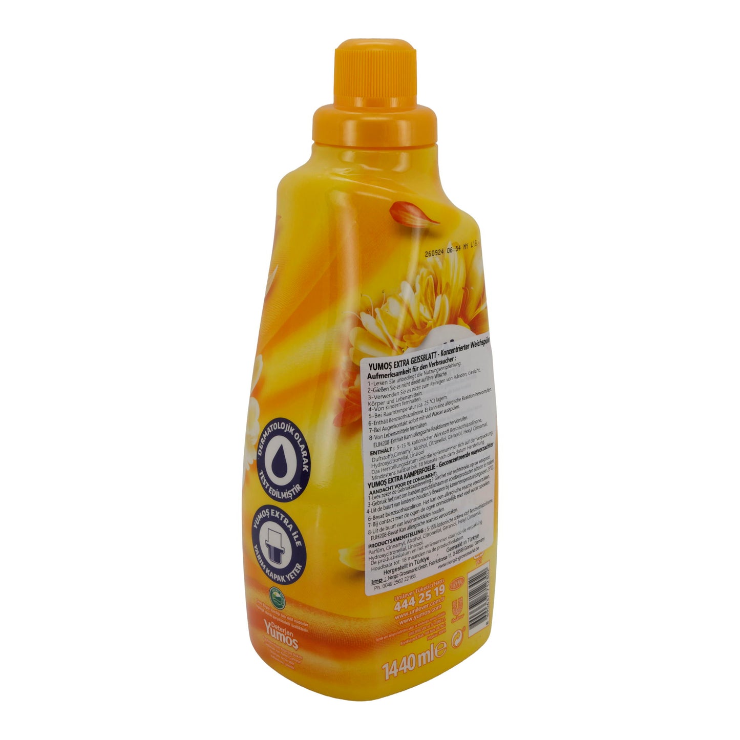 Weichspüler Yumoş Extra Konzentrierter | Hanımeli Duft | 1440 ml