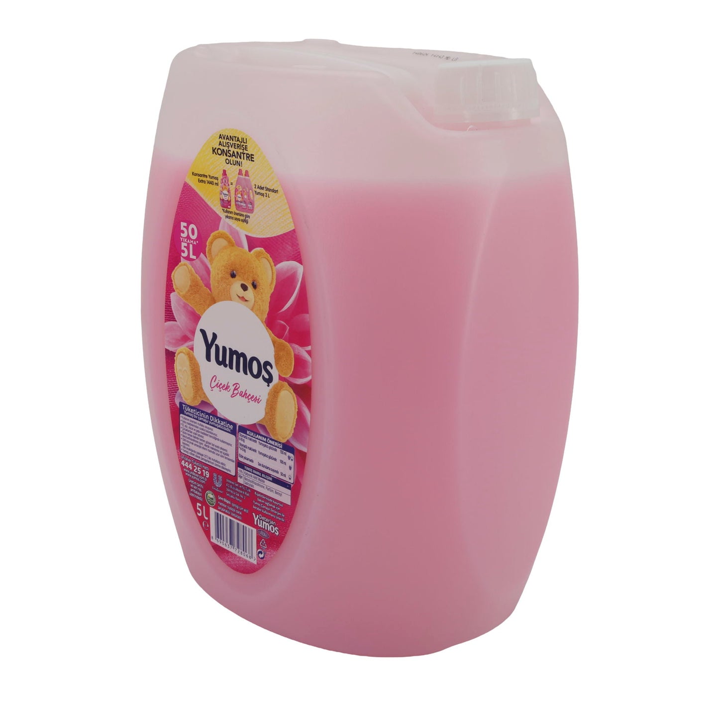 Weichspüler Yumoş Konzentrierter | Blumiger Duft Çiçek Bahçesi | 5 l YUMOS